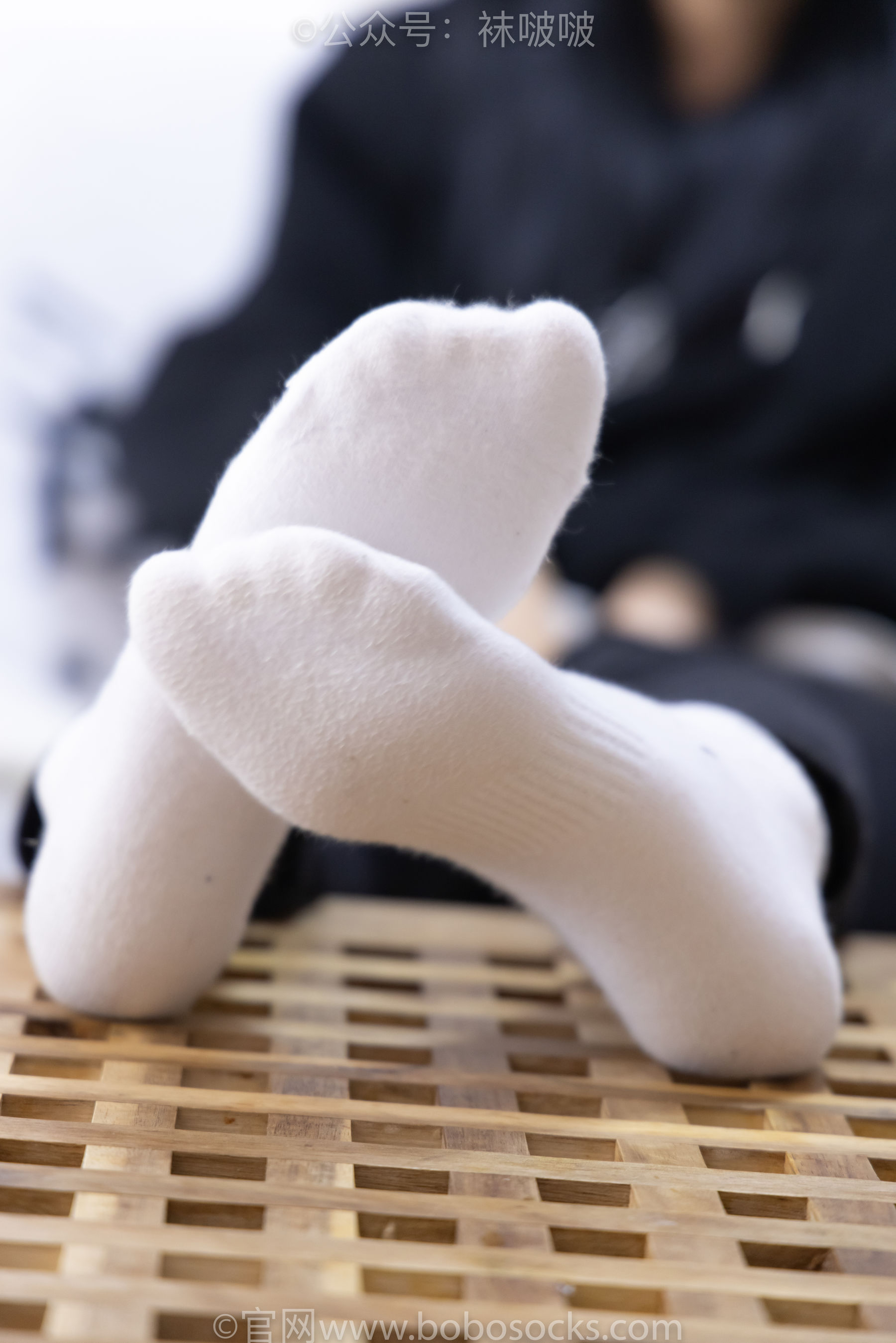 BoBoSocks袜啵啵 No.061 稚予-短靴、白棉袜、裸足