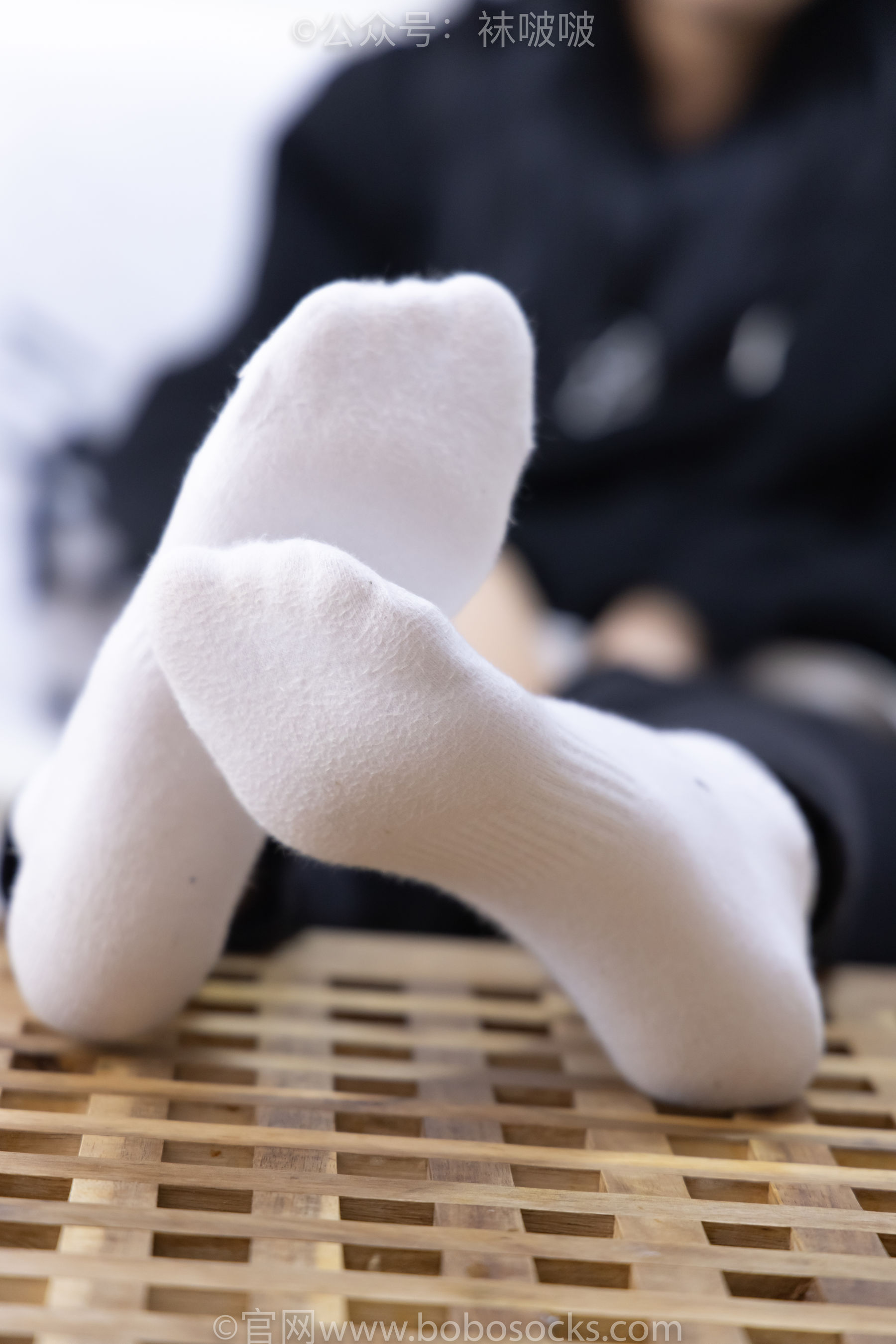 BoBoSocks袜啵啵 No.061 稚予-短靴、白棉袜、裸足