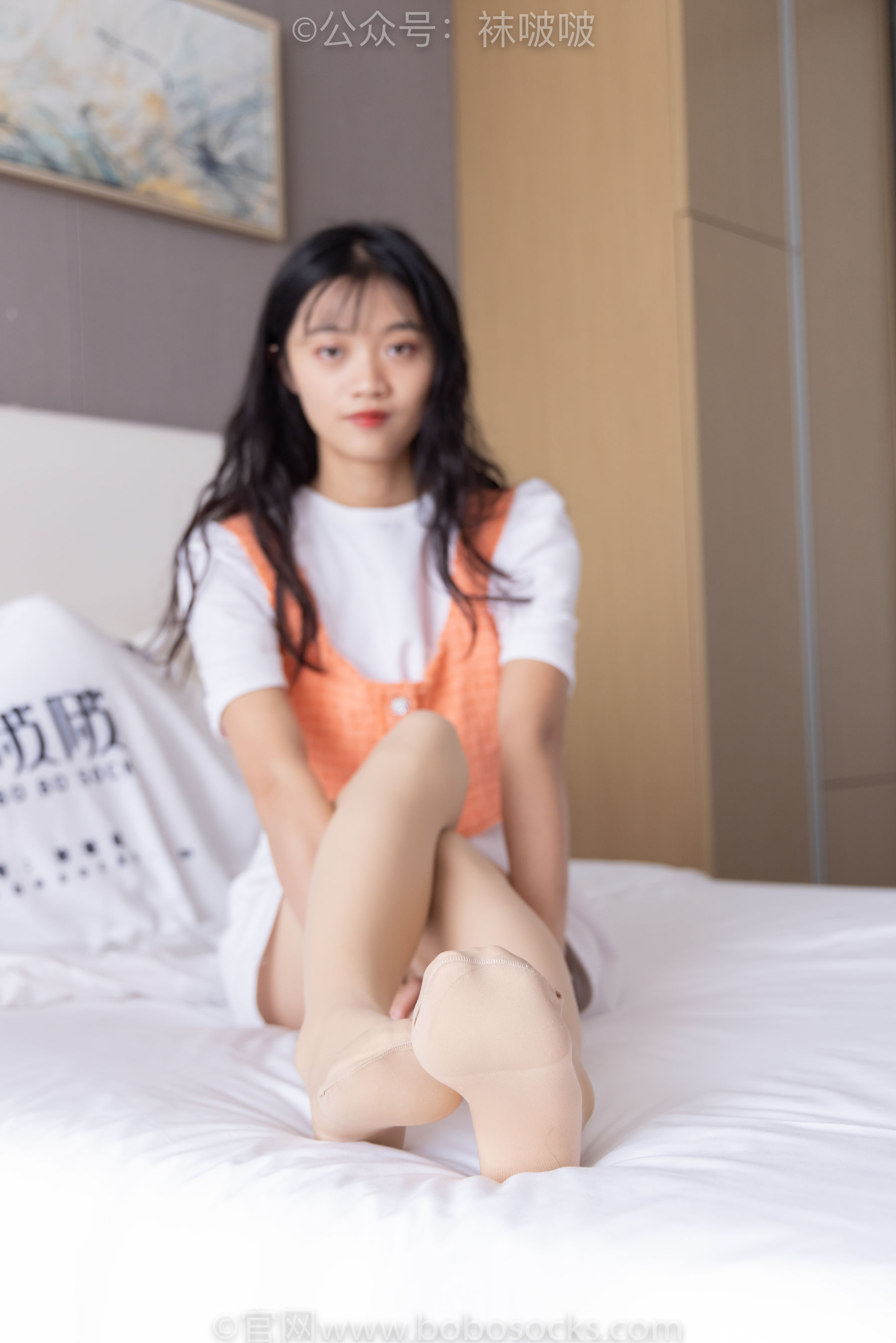 BoBoSocks袜啵啵 No.062 涵涵-运动鞋、白棉袜、厚肉丝