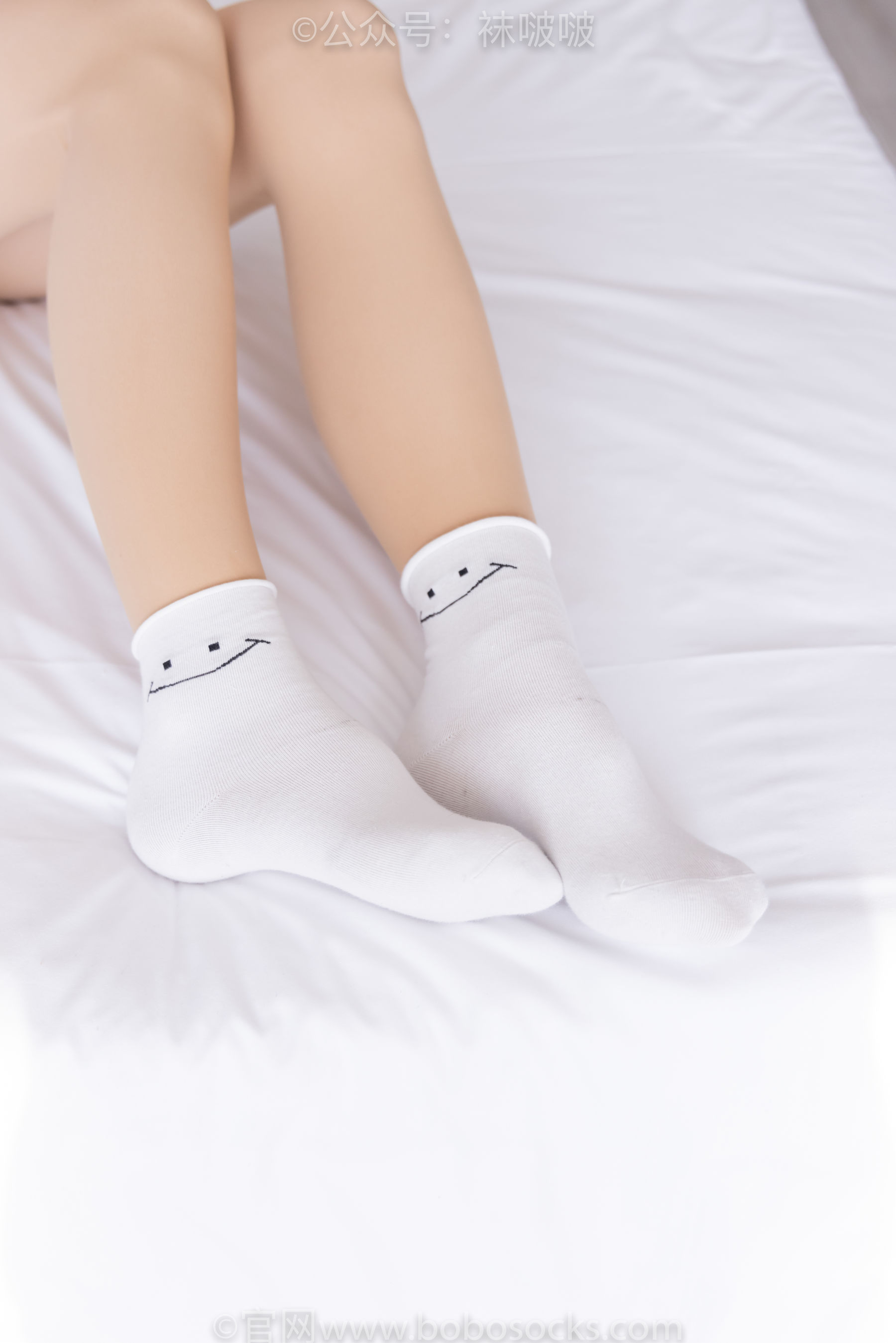 BoBoSocks袜啵啵 No.062 涵涵-运动鞋、白棉袜、厚肉丝