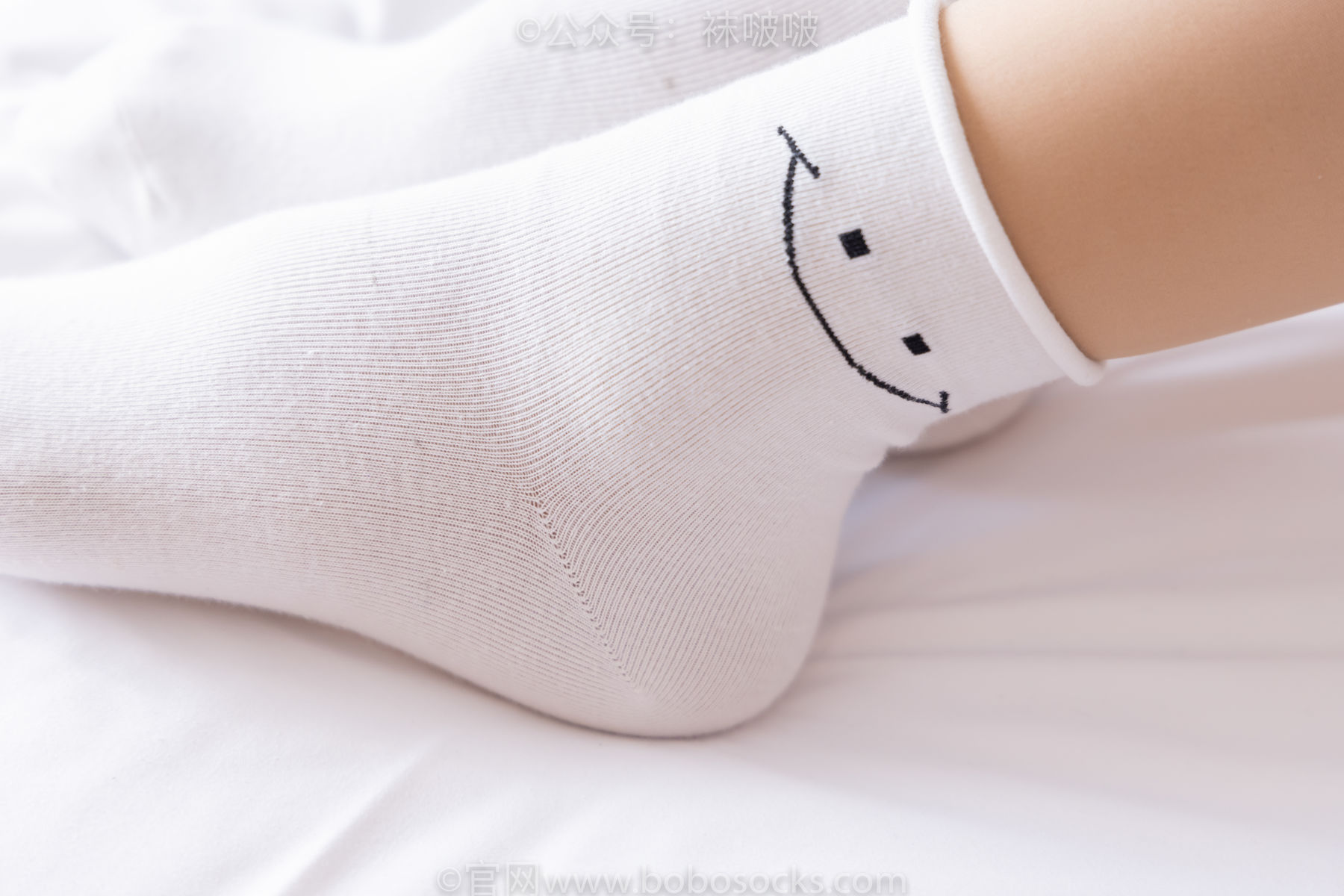 BoBoSocks袜啵啵 No.062 涵涵-运动鞋、白棉袜、厚肉丝