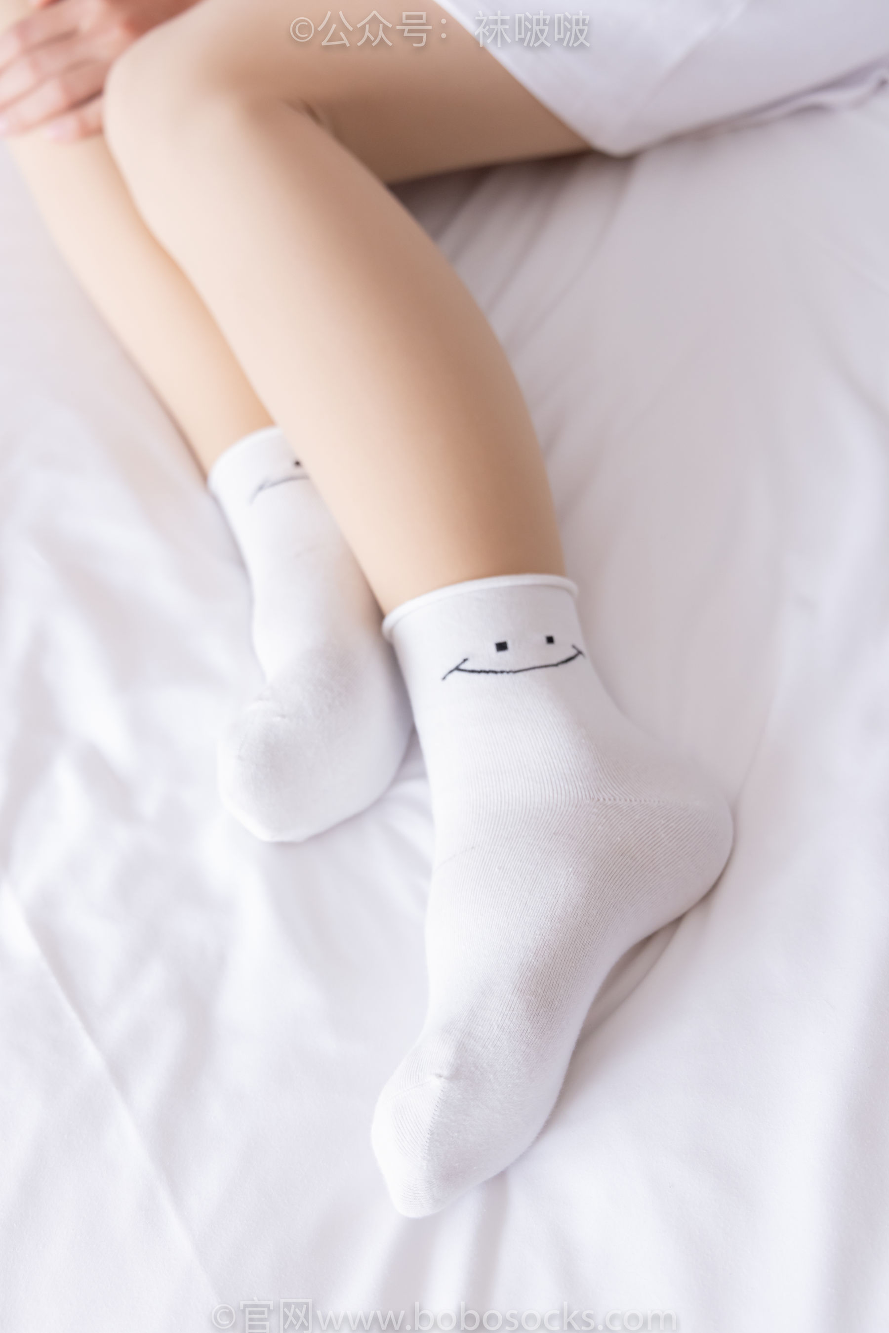 BoBoSocks袜啵啵 No.062 涵涵-运动鞋、白棉袜、厚肉丝