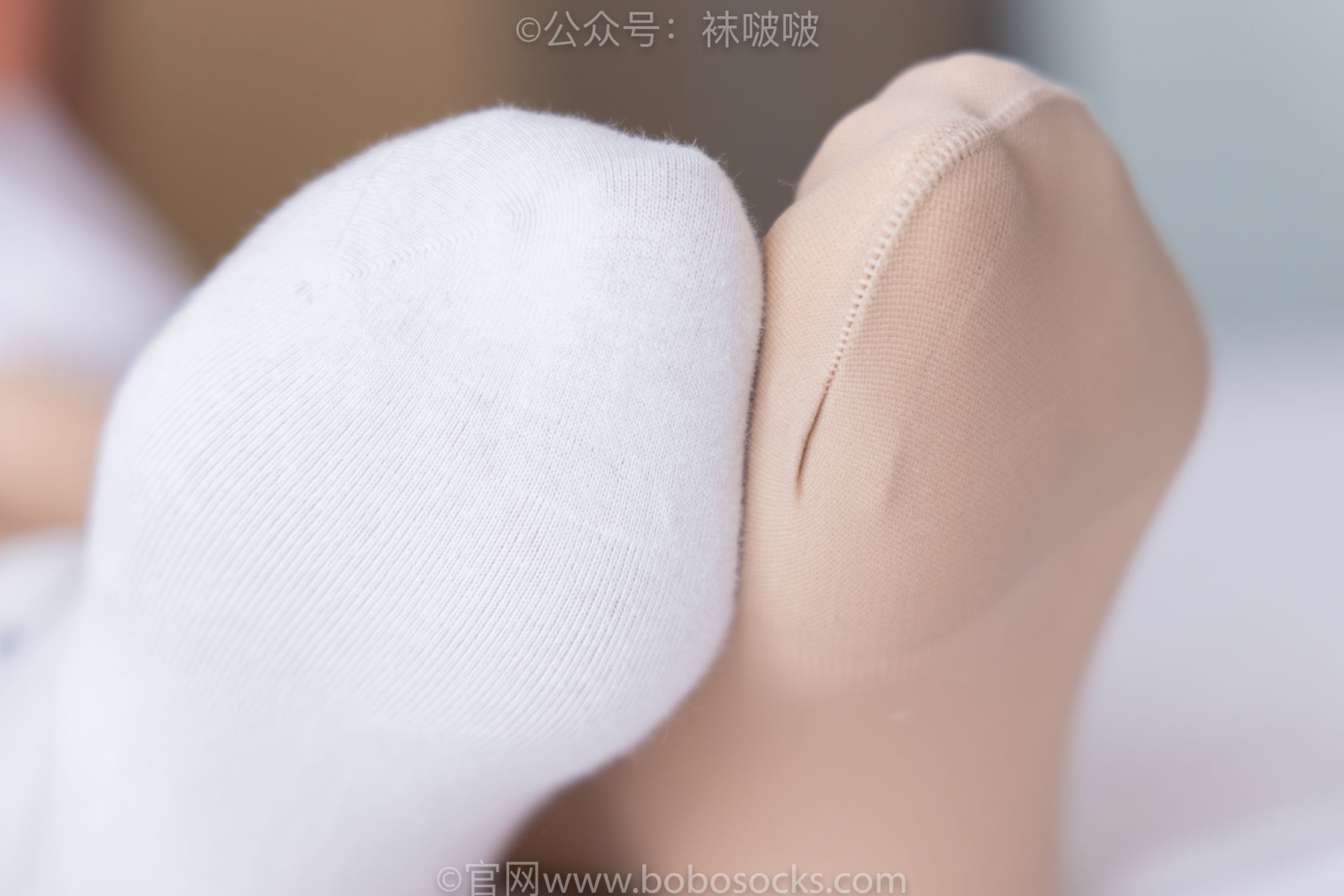 BoBoSocks袜啵啵 No.062 涵涵-运动鞋、白棉袜、厚肉丝