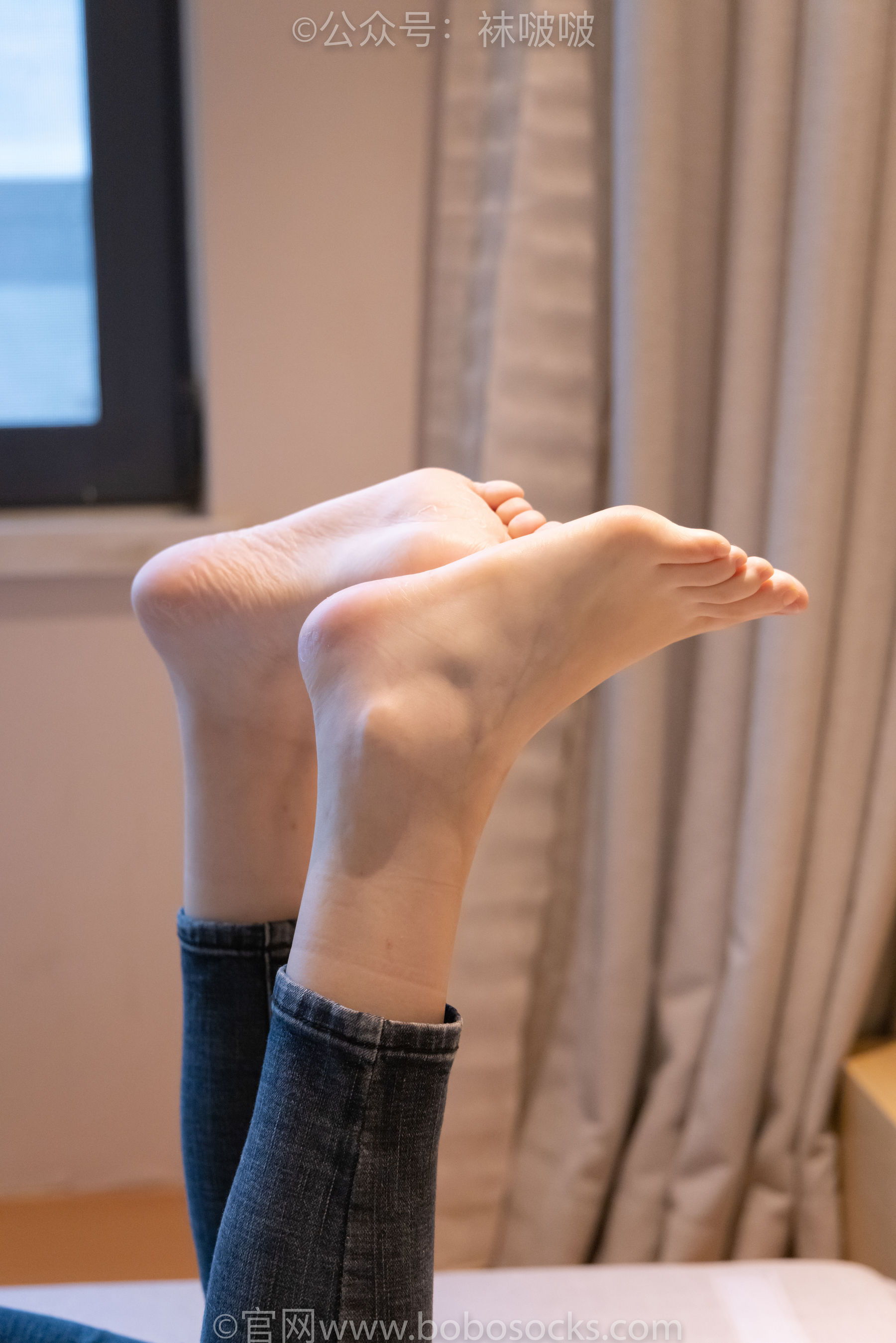 BoBoSocks袜啵啵 No.063 小甜豆-平底鞋、短肉丝、短咖啡丝、裸足