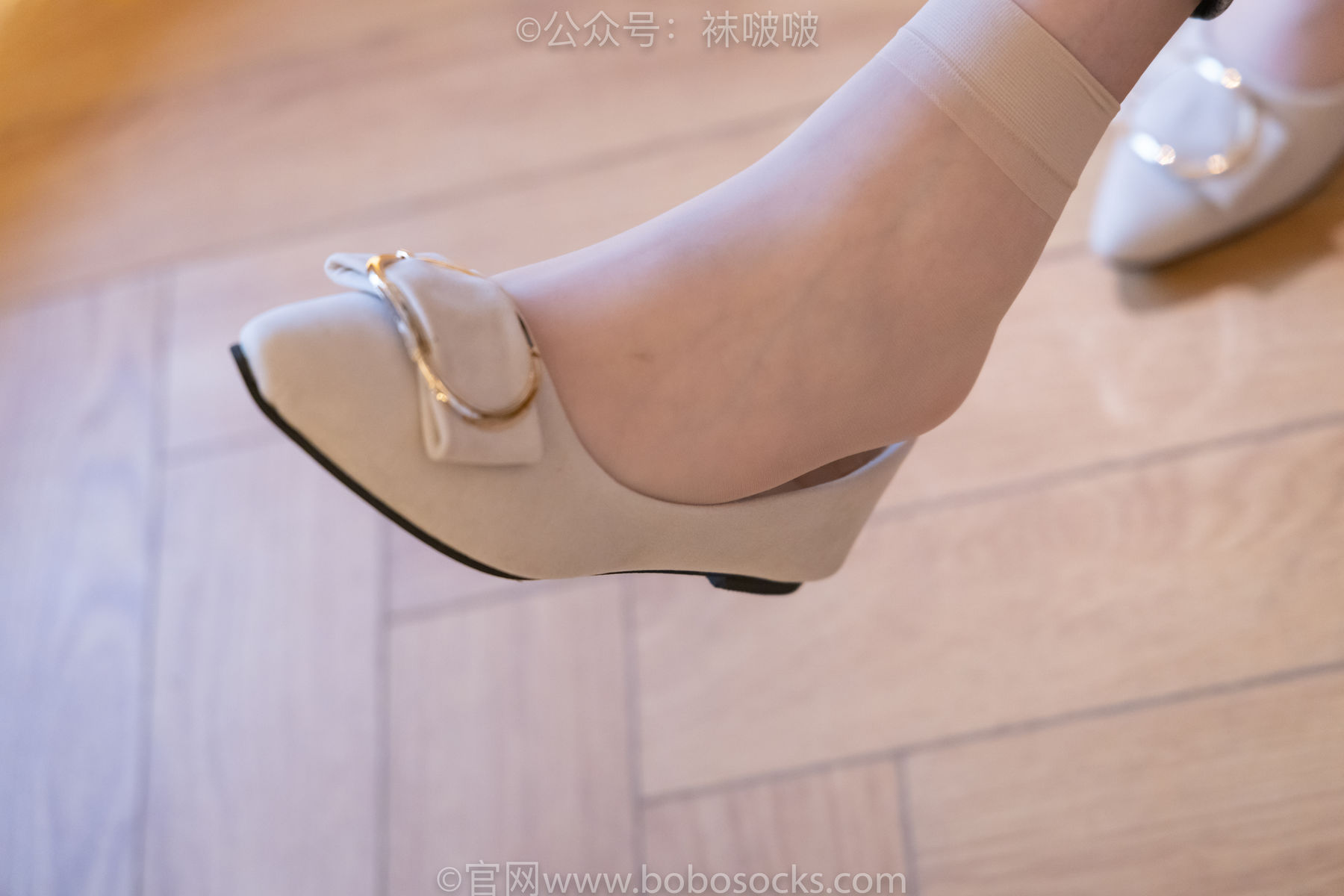 BoBoSocks袜啵啵 No.063 小甜豆-平底鞋、短肉丝、短咖啡丝、裸足