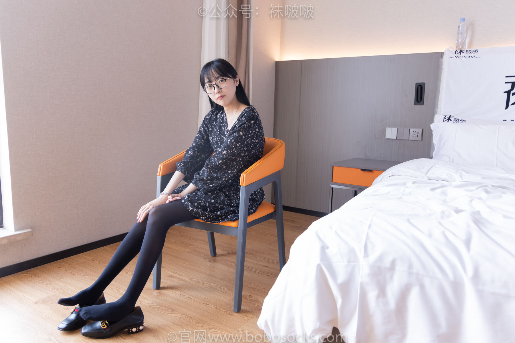 BoBoSocks袜啵啵 No.064 稚予-平底鞋、厚黑丝