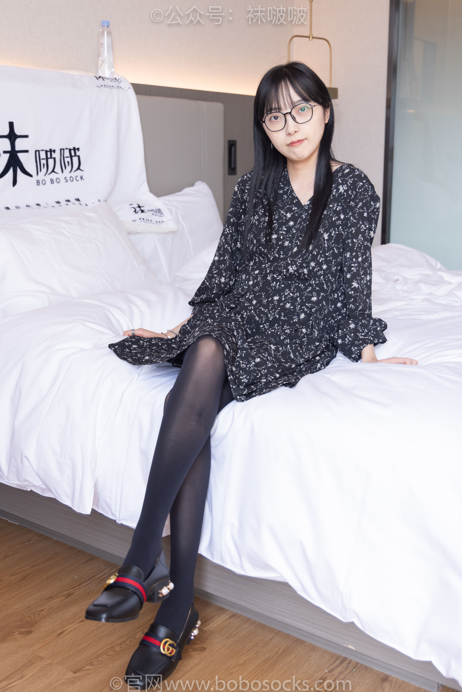 BoBoSocks袜啵啵 No.064 稚予-平底鞋、厚黑丝