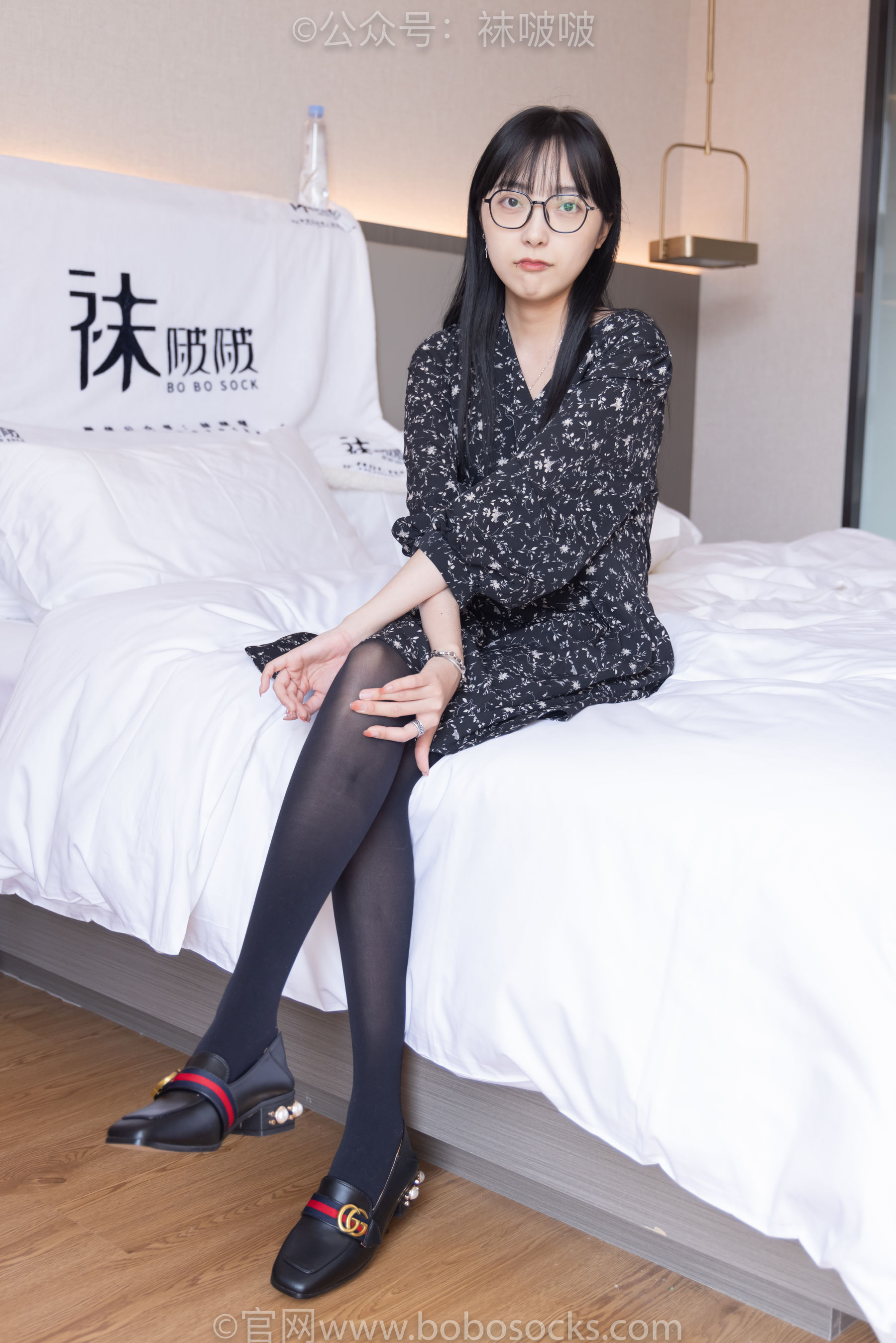BoBoSocks袜啵啵 No.064 稚予-平底鞋、厚黑丝