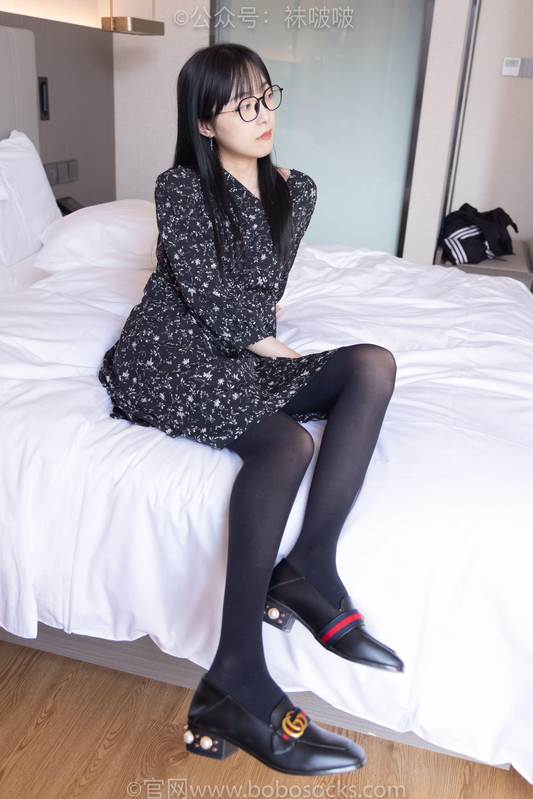 BoBoSocks袜啵啵 No.064 稚予-平底鞋、厚黑丝