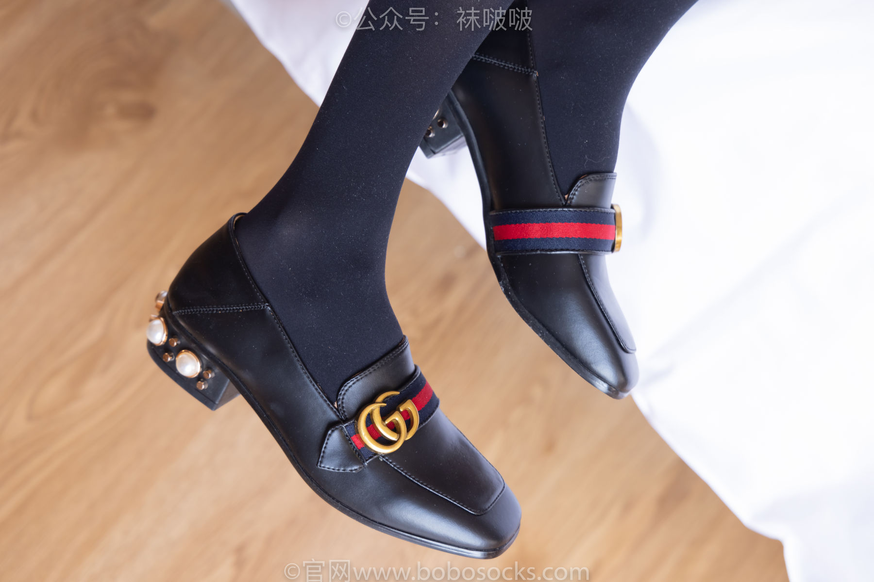 BoBoSocks袜啵啵 No.064 稚予-平底鞋、厚黑丝