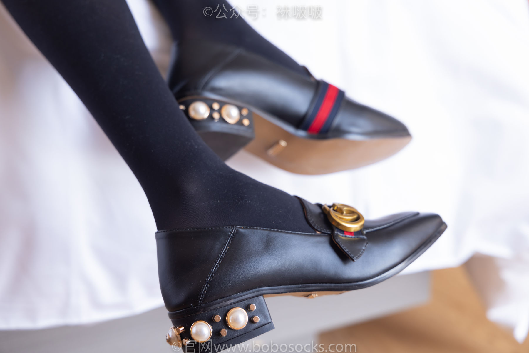 BoBoSocks袜啵啵 No.064 稚予-平底鞋、厚黑丝