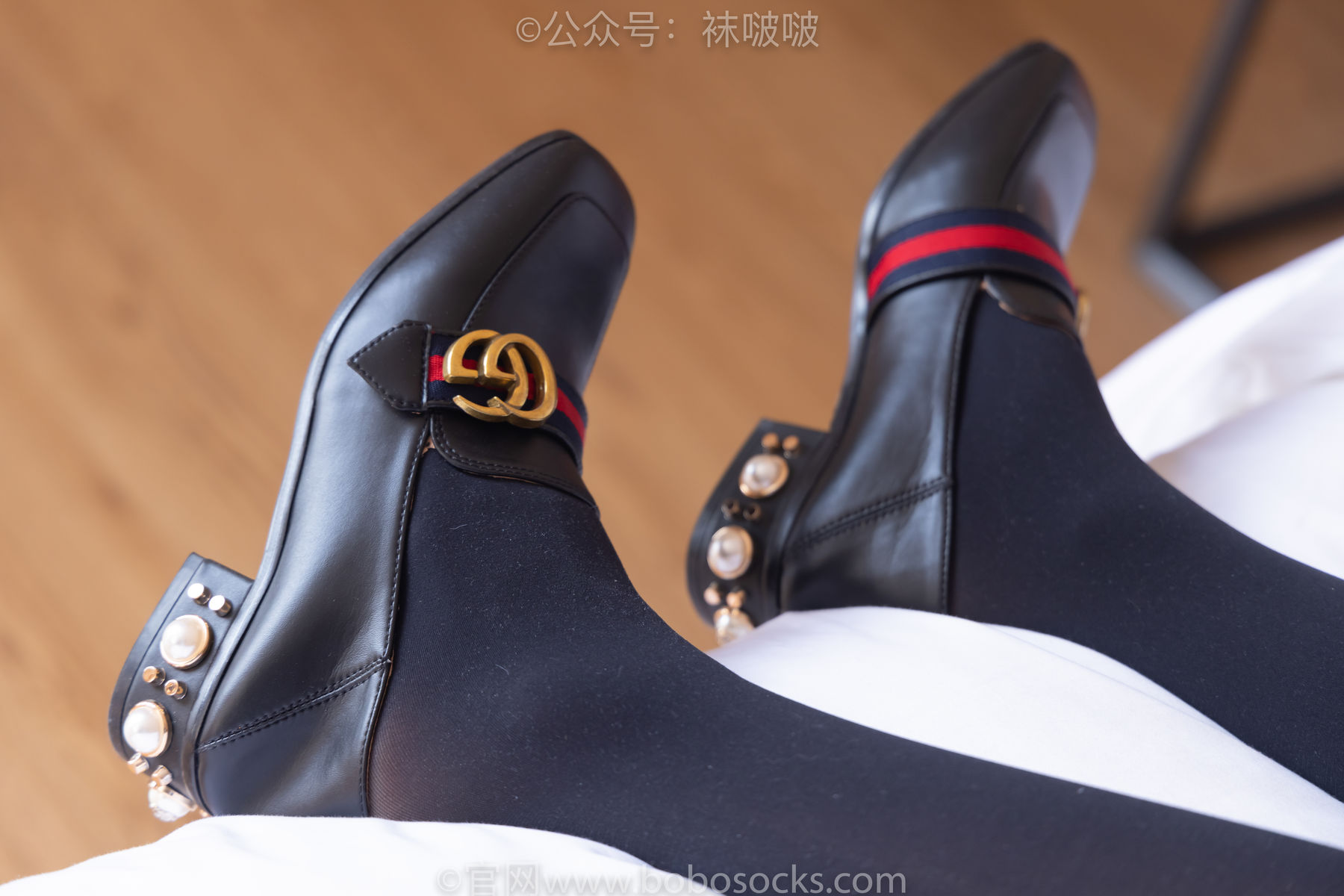BoBoSocks袜啵啵 No.064 稚予-平底鞋、厚黑丝