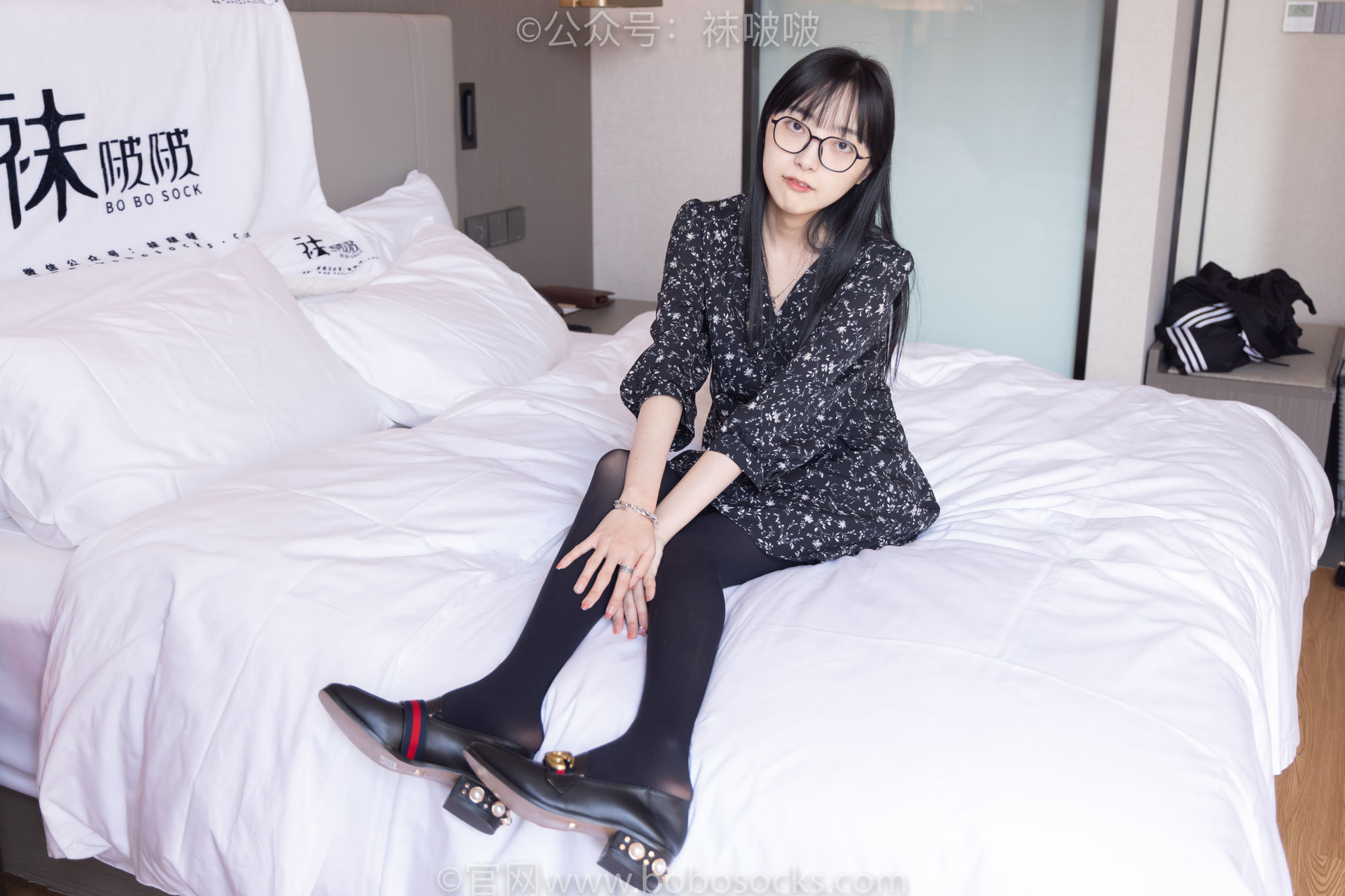 BoBoSocks袜啵啵 No.064 稚予-平底鞋、厚黑丝