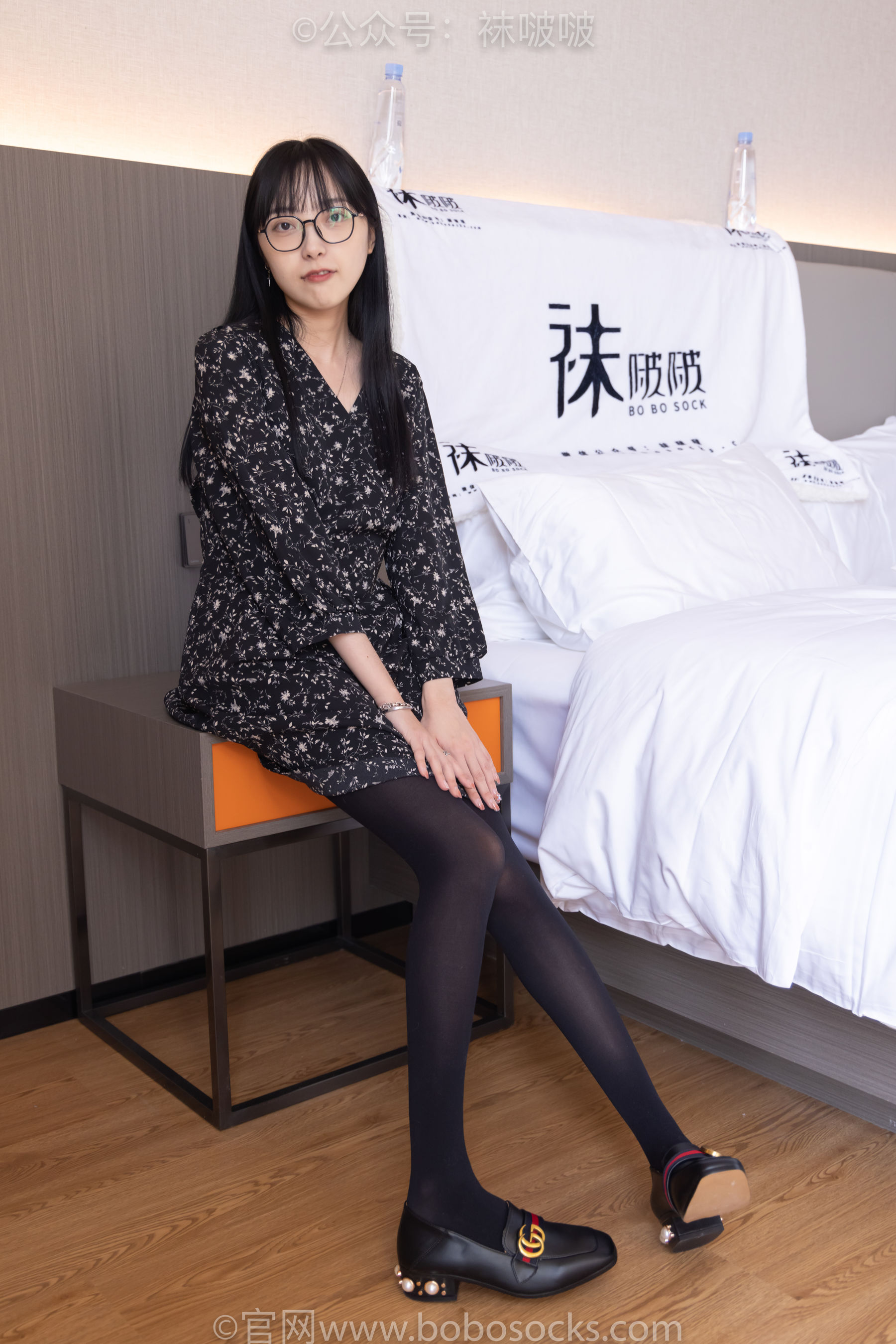 BoBoSocks袜啵啵 No.064 稚予-平底鞋、厚黑丝
