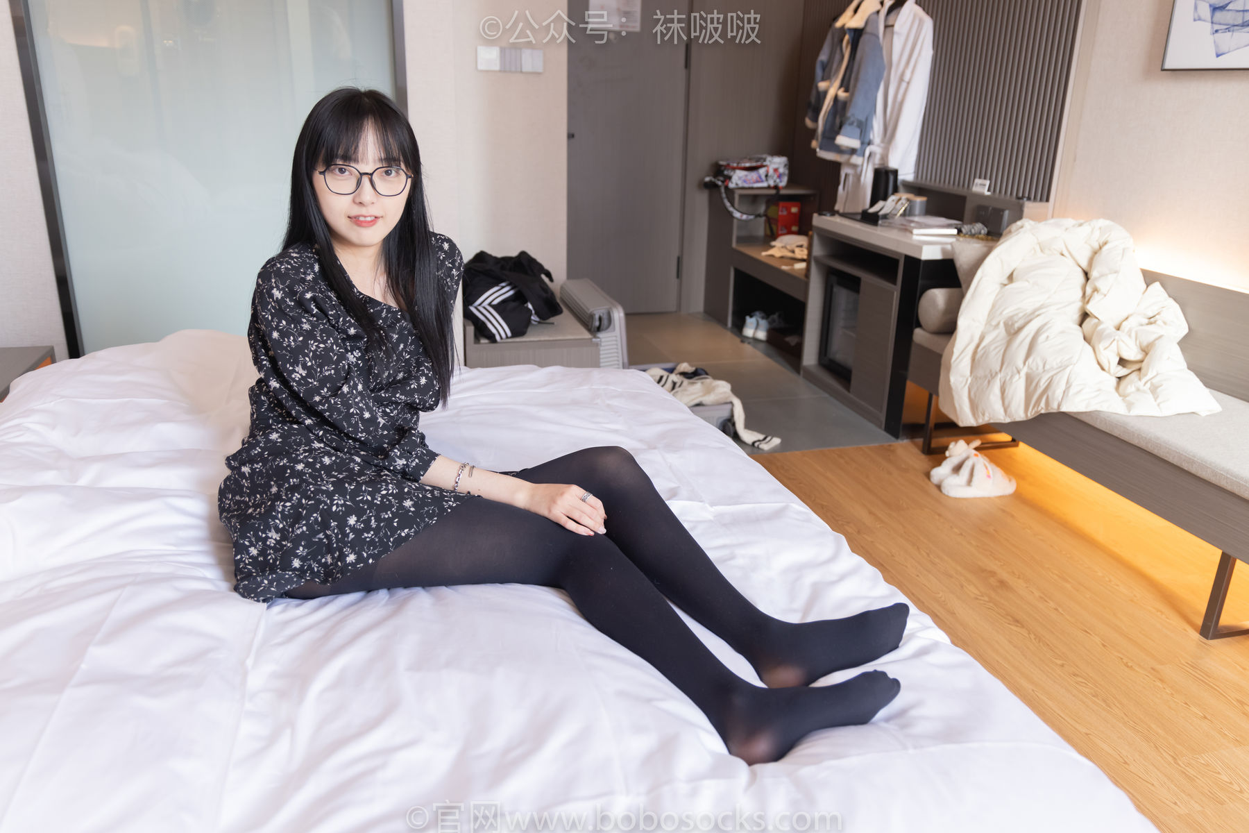 BoBoSocks袜啵啵 No.064 稚予-平底鞋、厚黑丝
