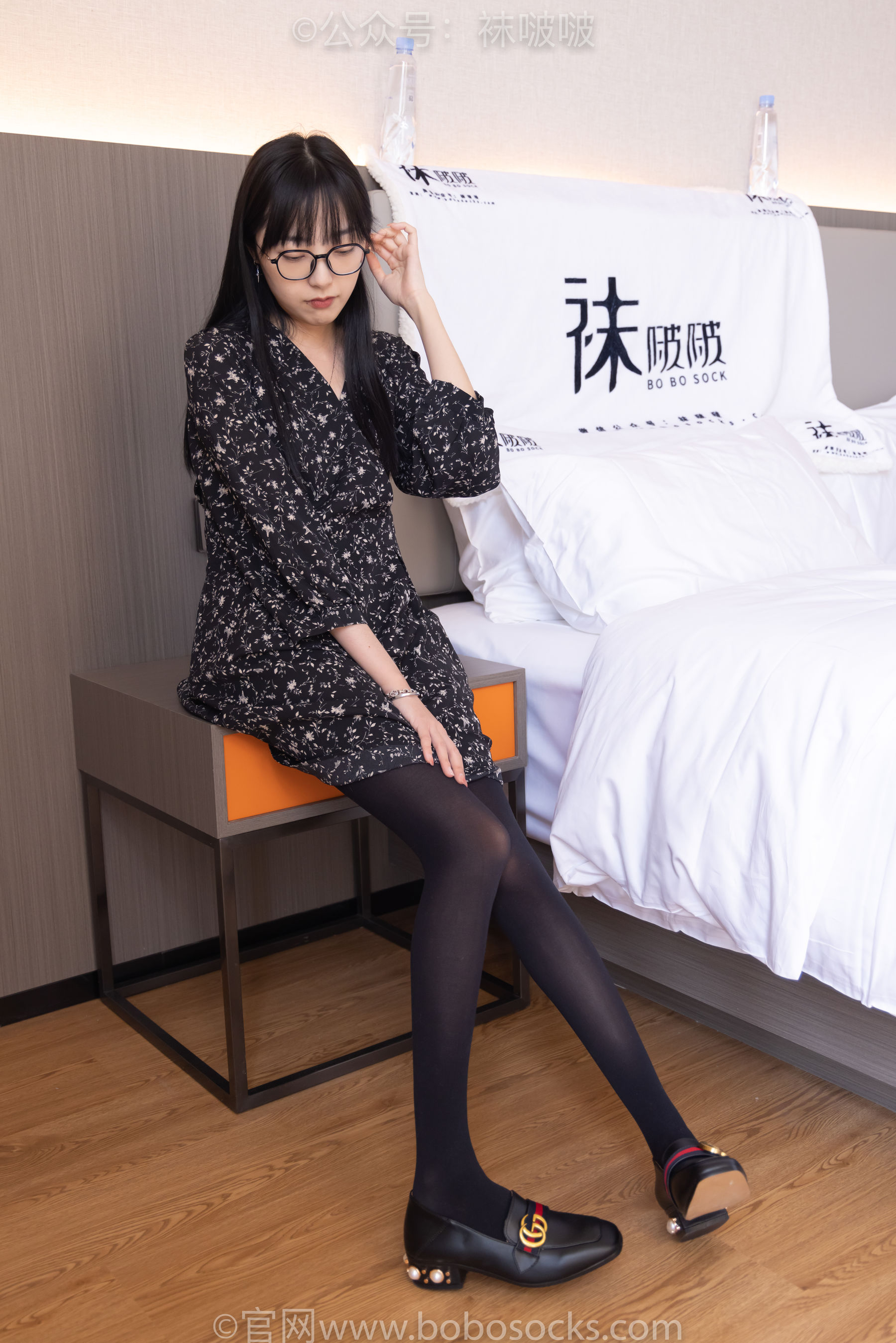 BoBoSocks袜啵啵 No.064 稚予-平底鞋、厚黑丝