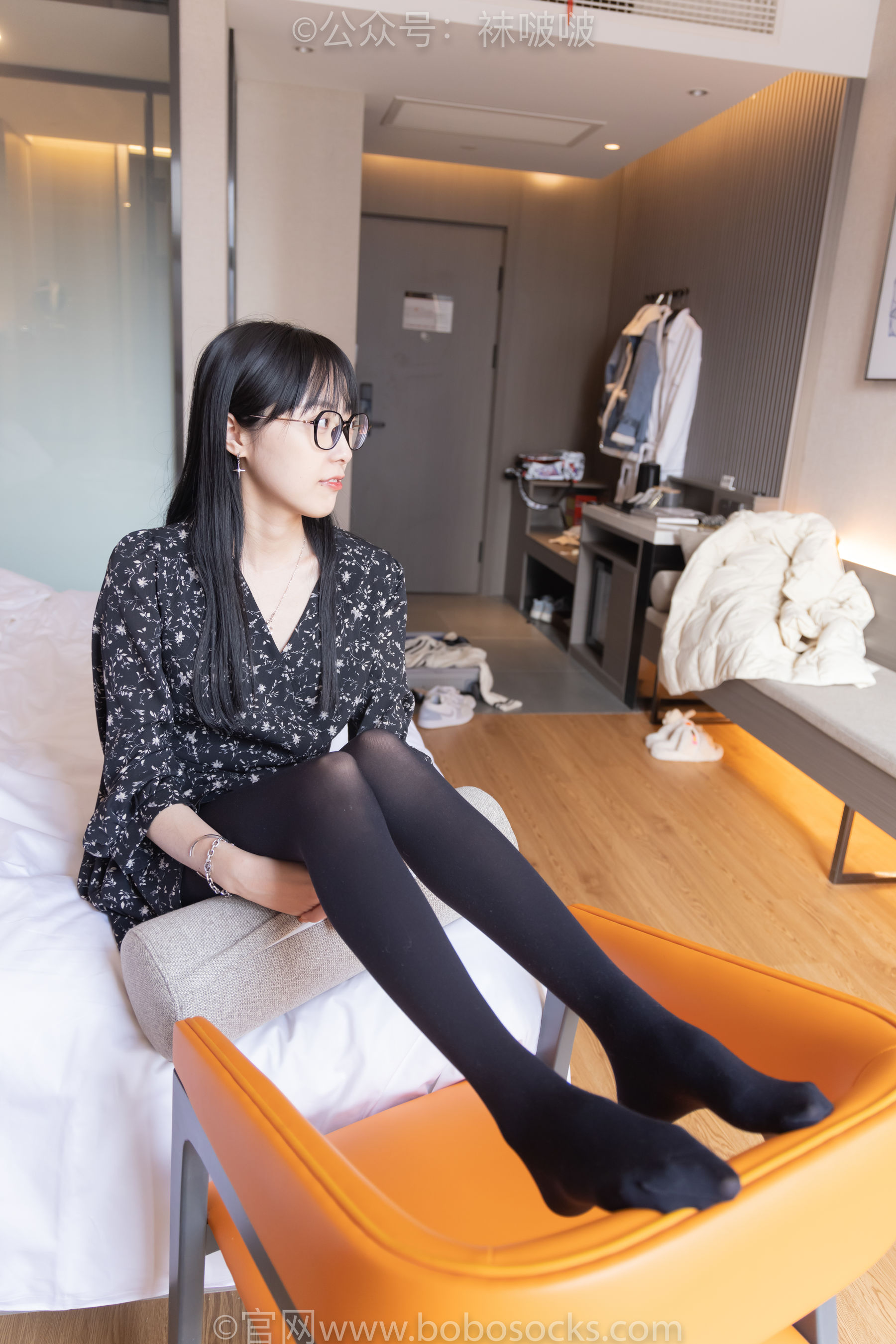 BoBoSocks袜啵啵 No.064 稚予-平底鞋、厚黑丝