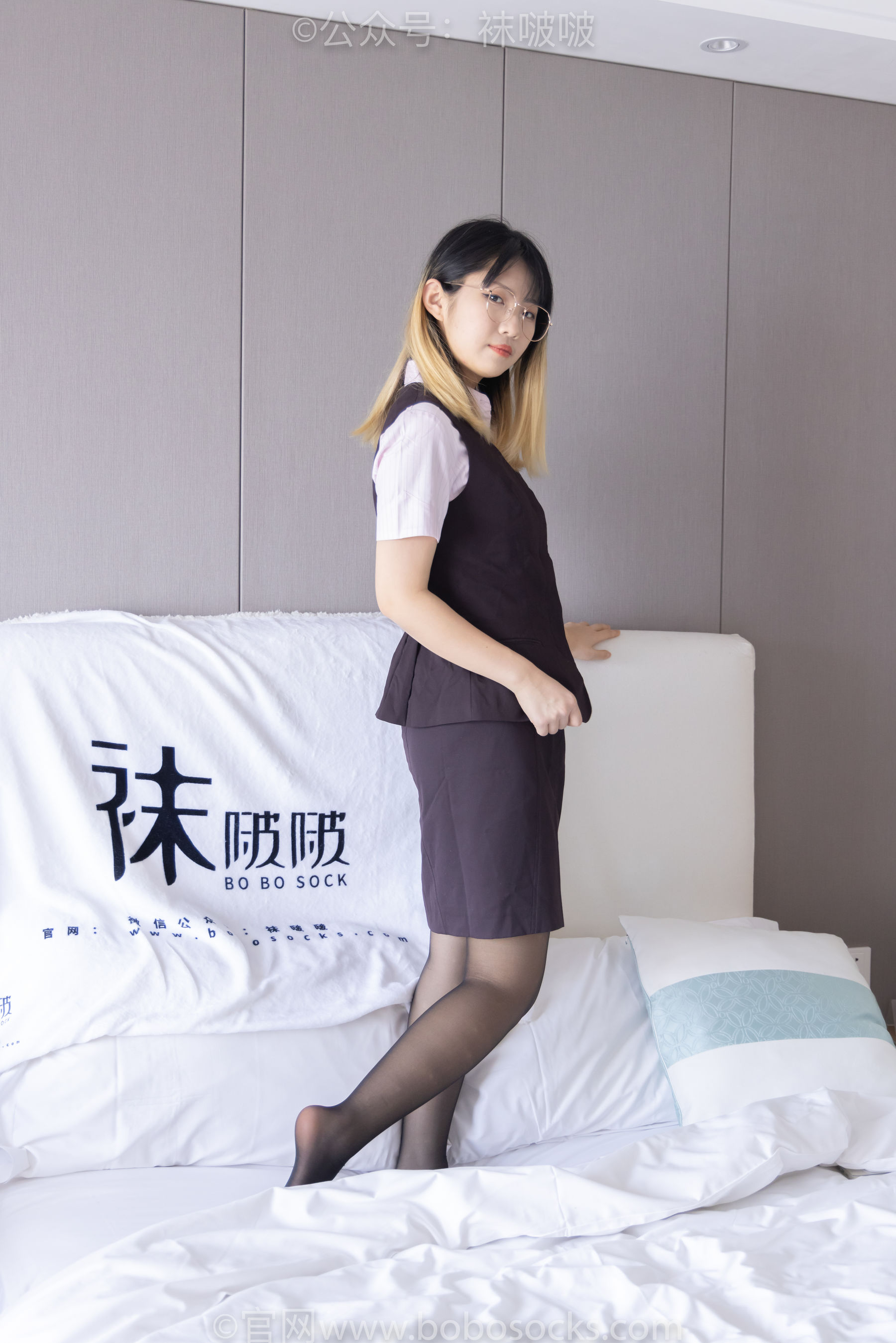 BoBoSocks袜啵啵 No.065 砂糖-招行制服、高跟鞋、黑丝