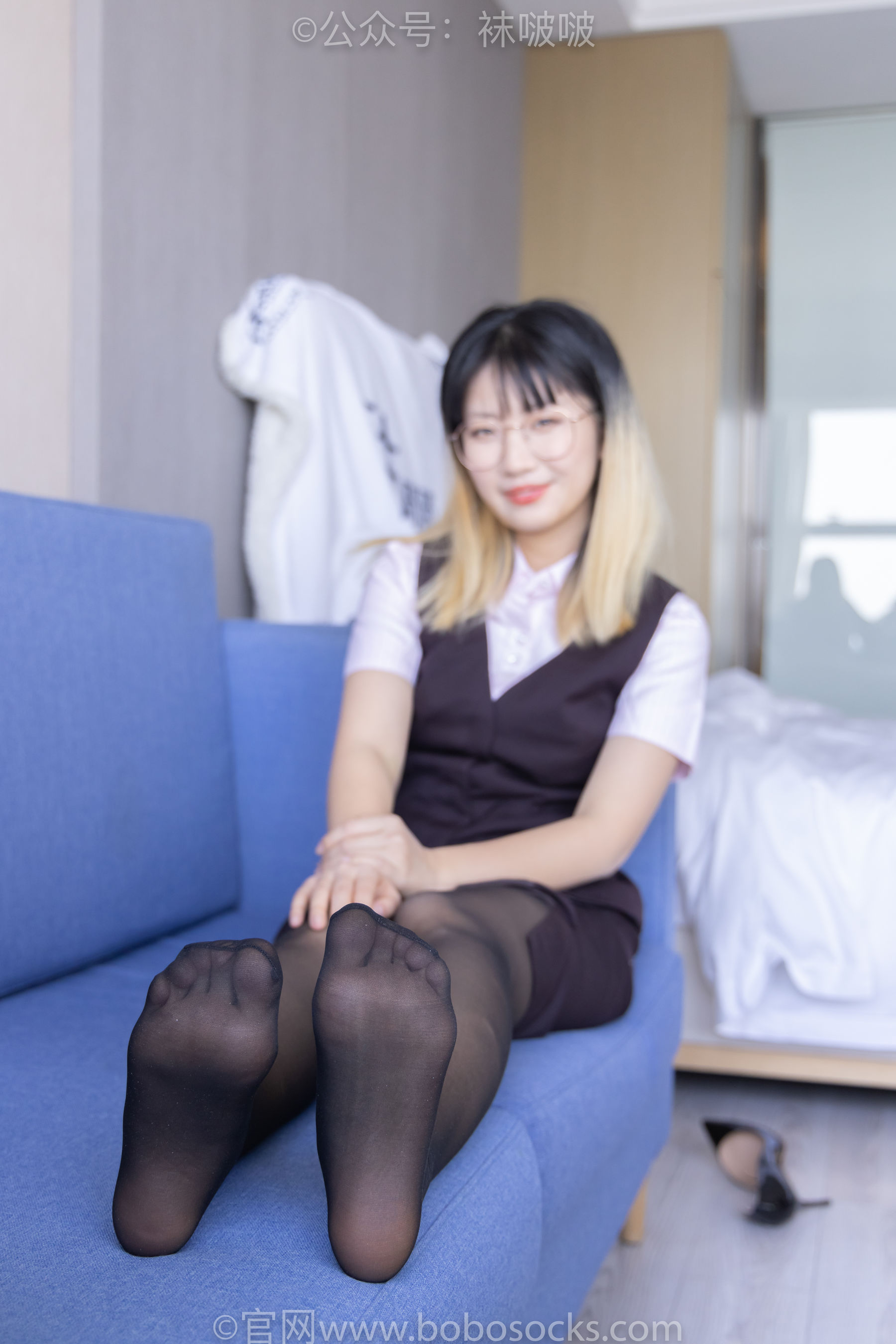 BoBoSocks袜啵啵 No.065 砂糖-招行制服、高跟鞋、黑丝