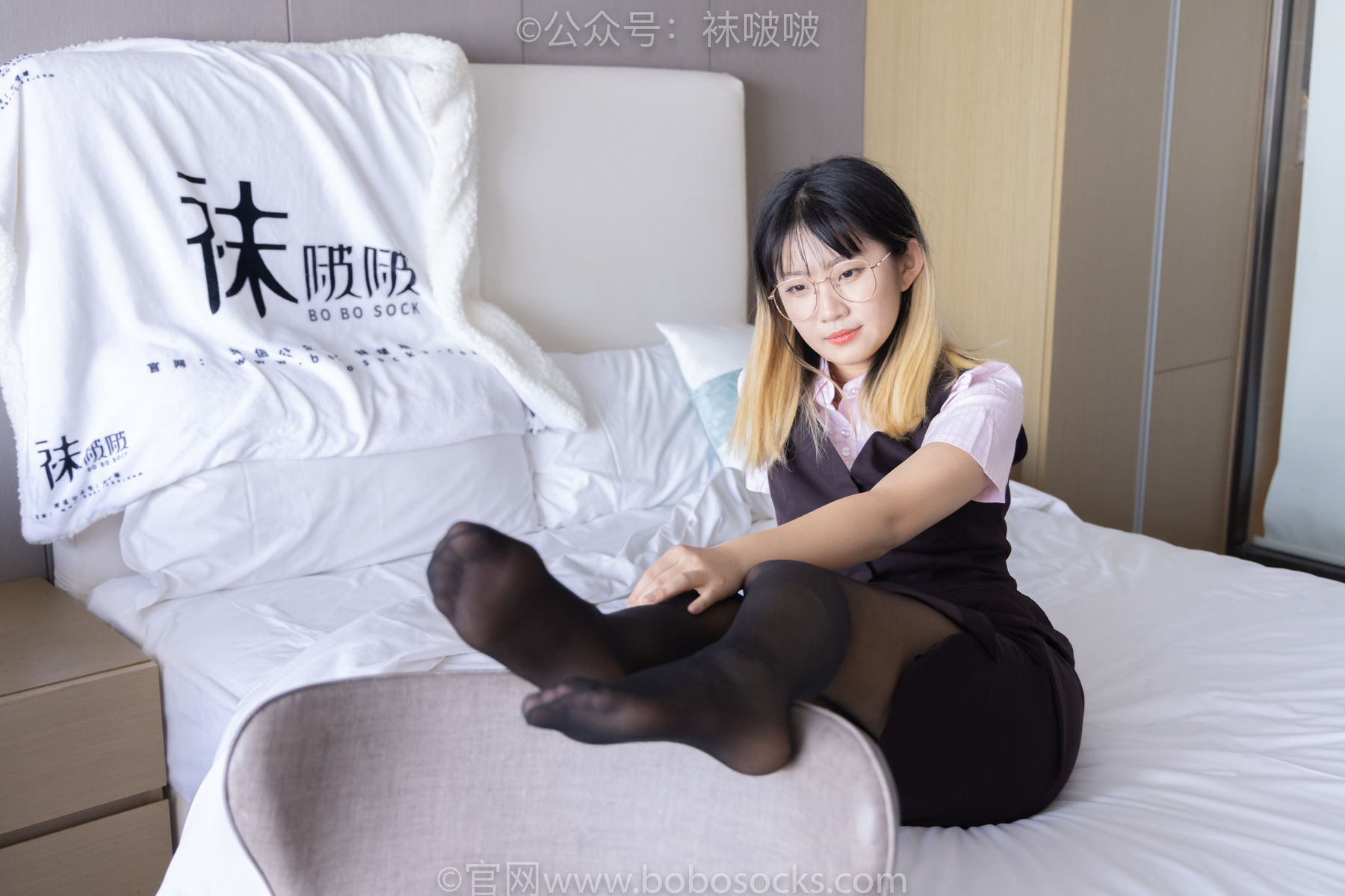 BoBoSocks袜啵啵 No.065 砂糖-招行制服、高跟鞋、黑丝