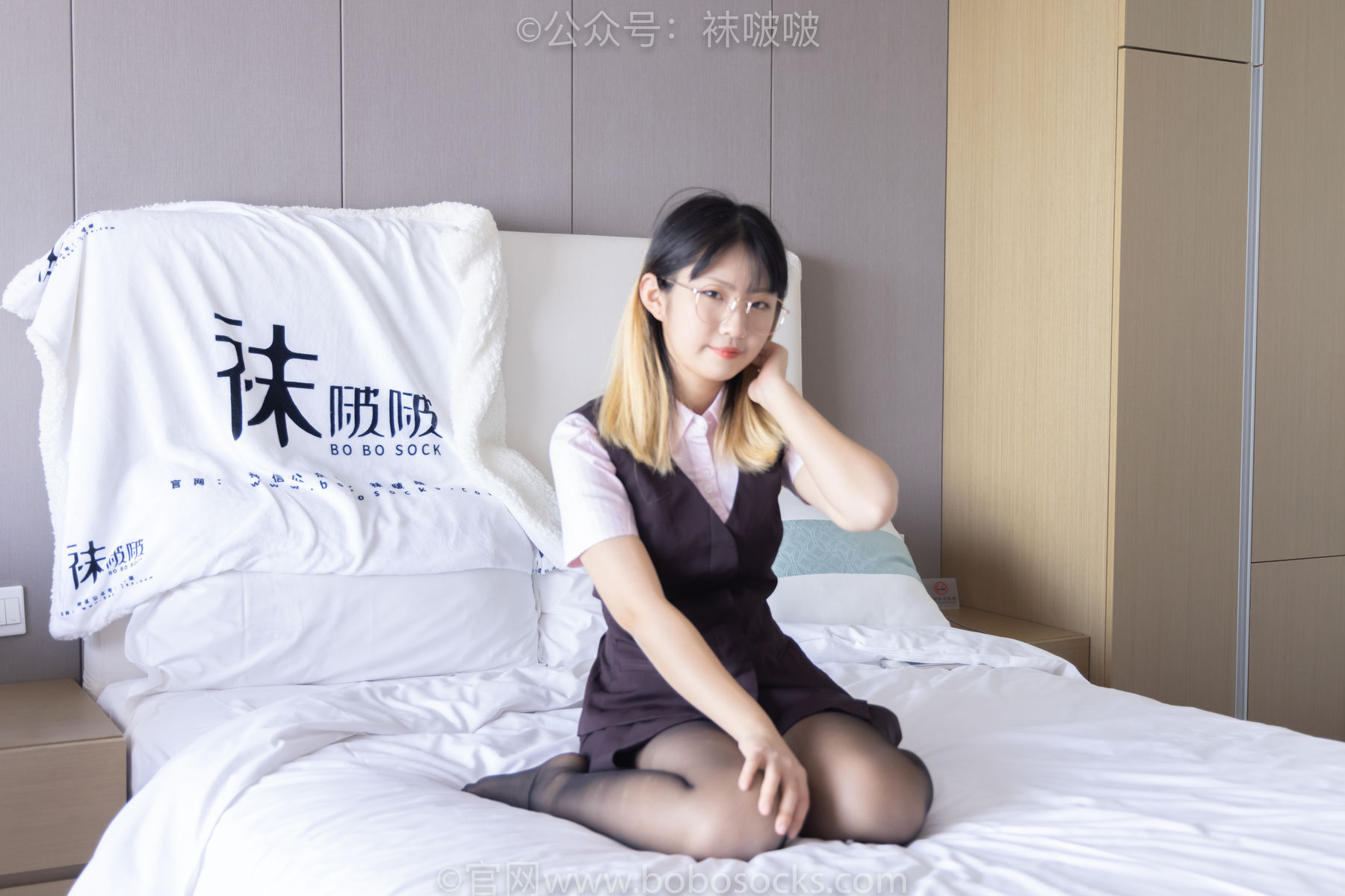BoBoSocks袜啵啵 No.065 砂糖-招行制服、高跟鞋、黑丝