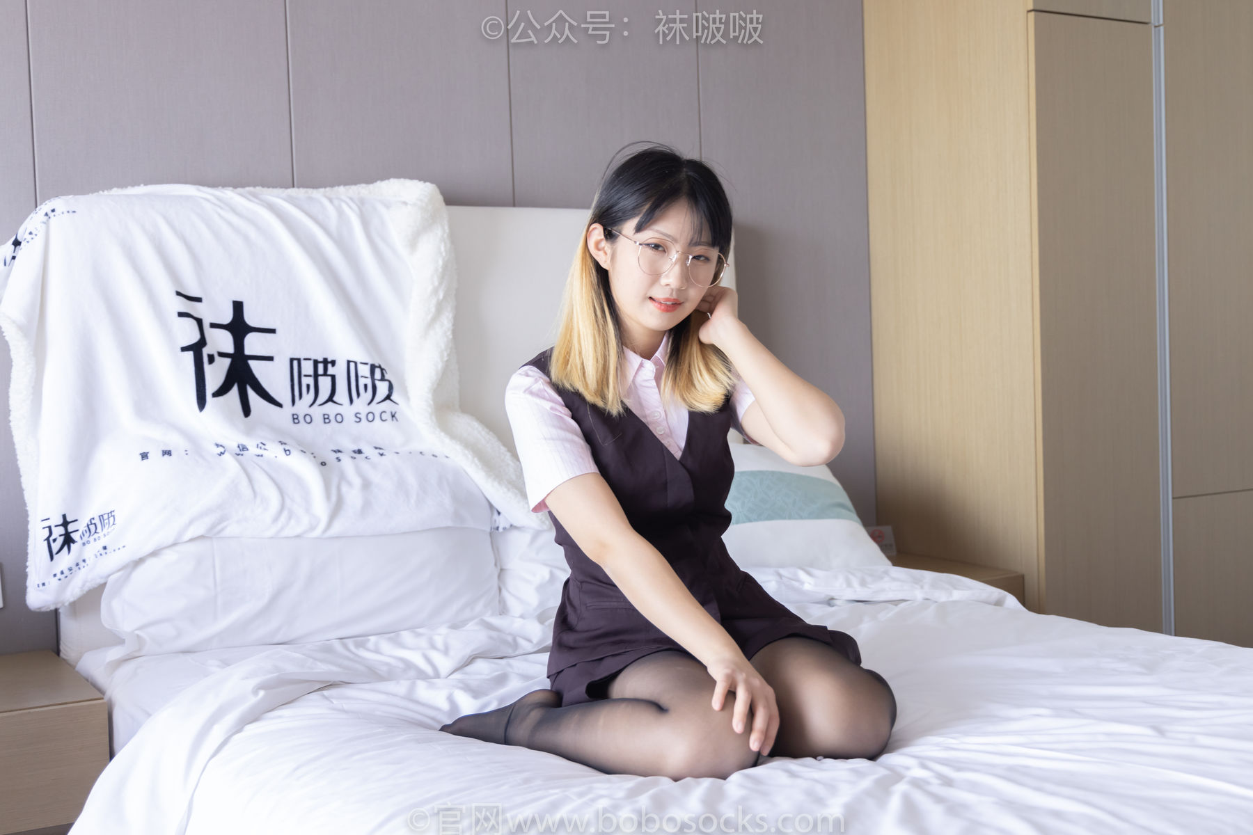 BoBoSocks袜啵啵 No.065 砂糖-招行制服、高跟鞋、黑丝