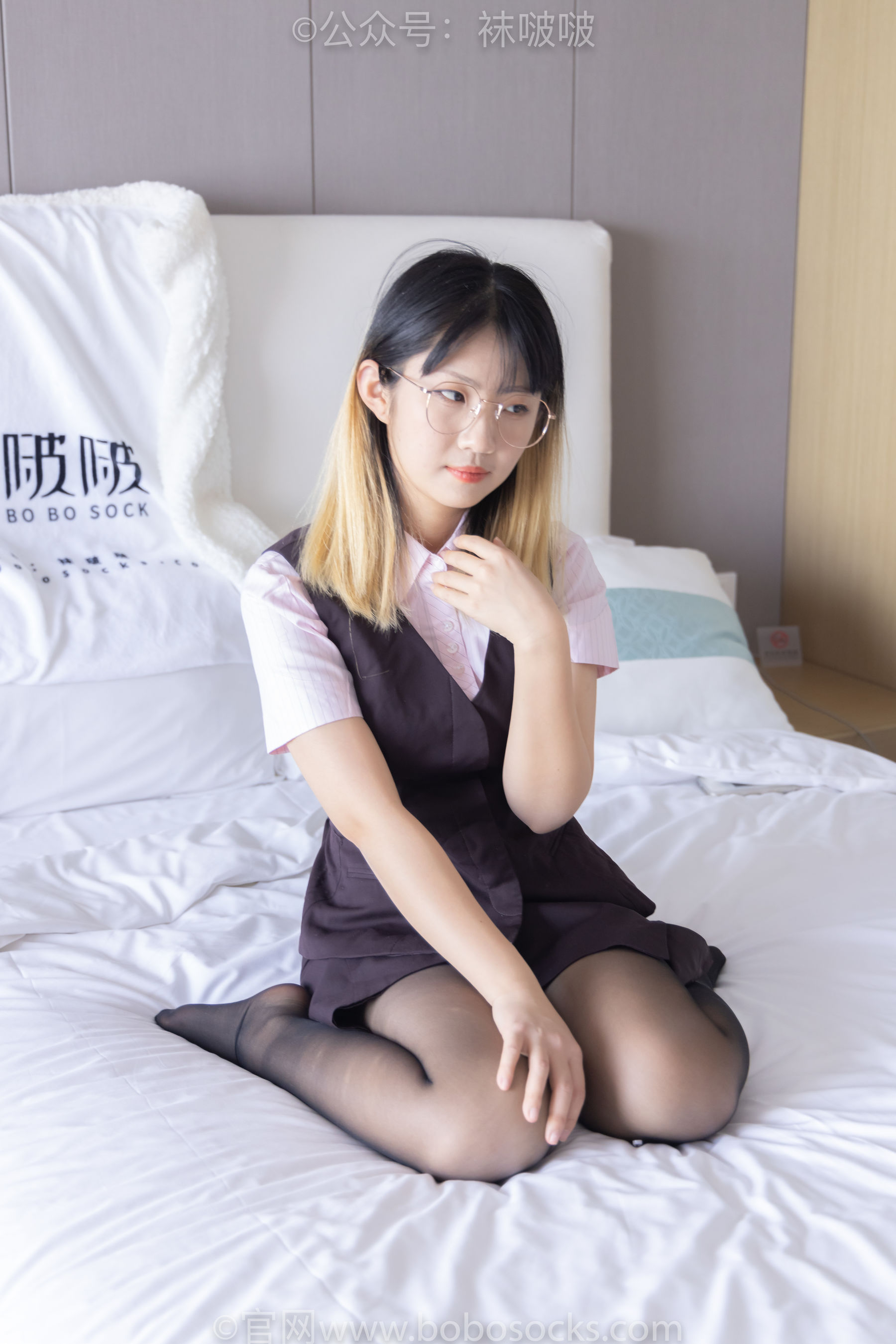 BoBoSocks袜啵啵 No.065 砂糖-招行制服、高跟鞋、黑丝