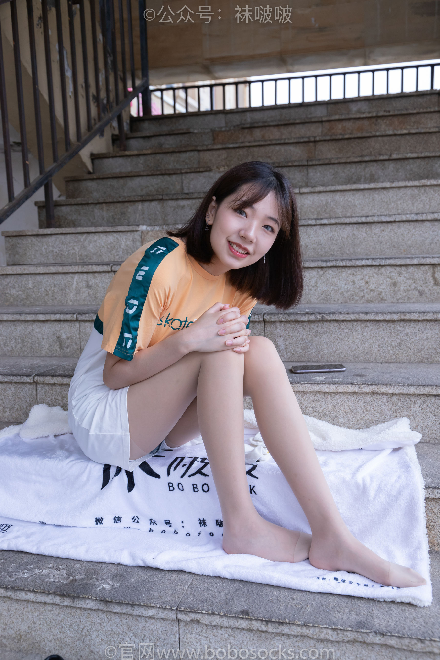 BoBoSocks袜啵啵 No.069 小甜豆-vans板鞋、白棉袜、肉丝