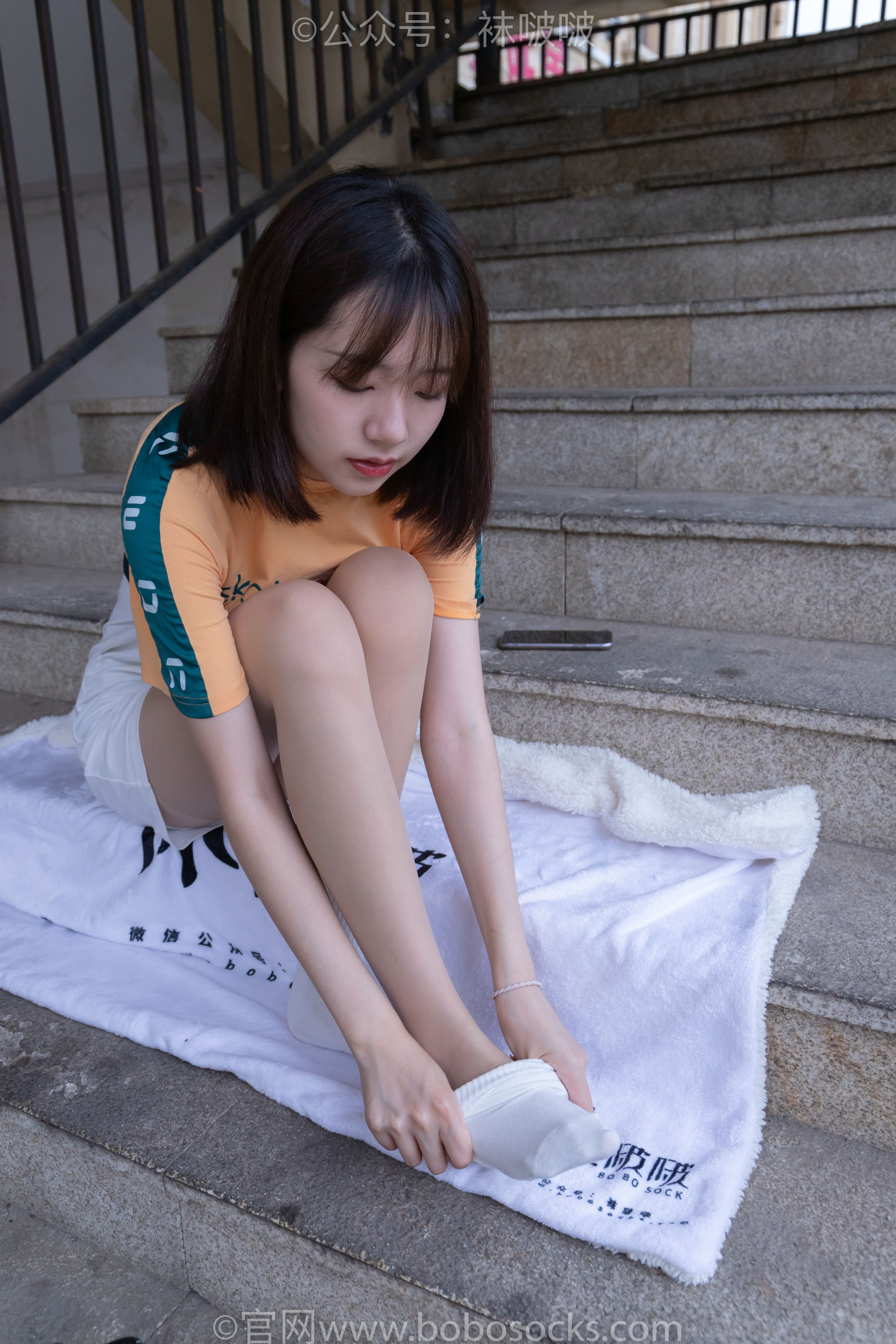 BoBoSocks袜啵啵 No.069 小甜豆-vans板鞋、白棉袜、肉丝