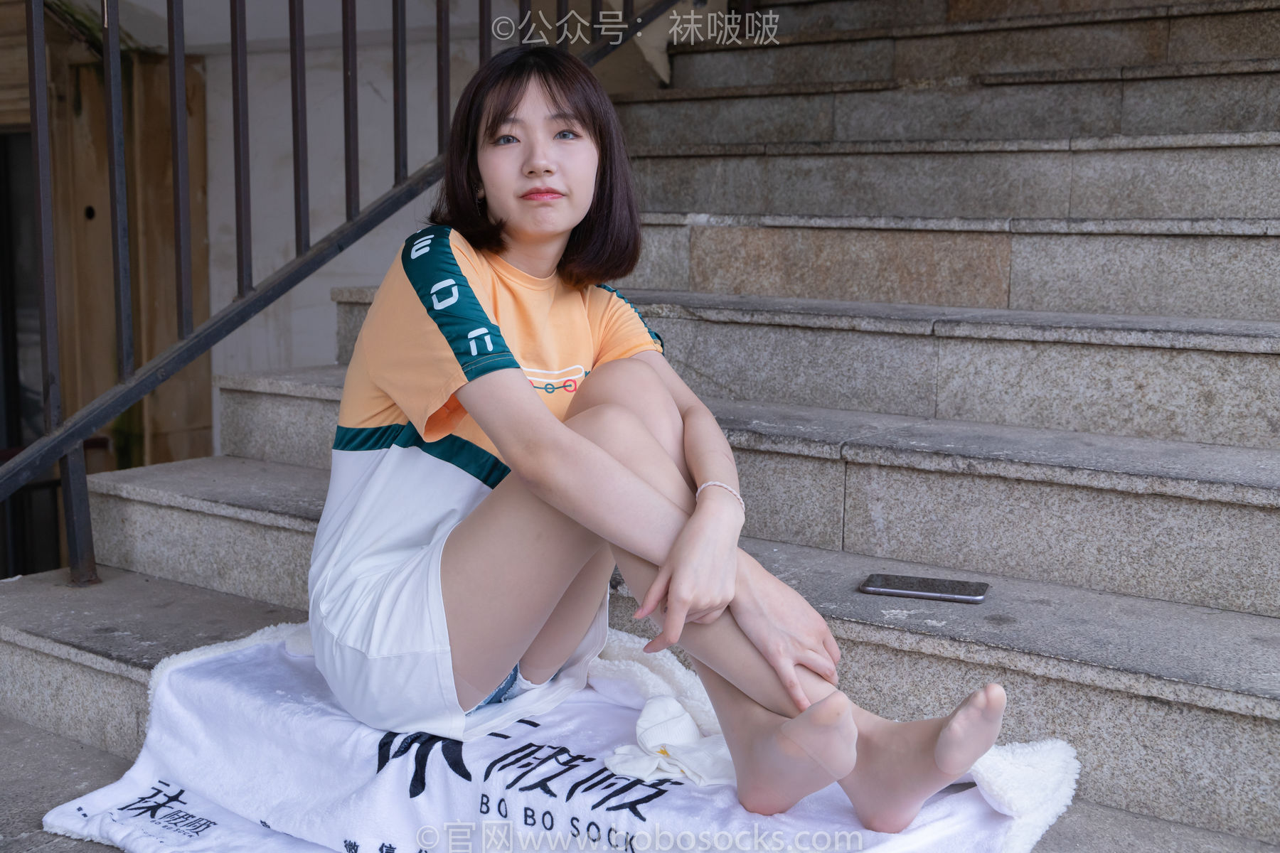 BoBoSocks袜啵啵 No.069 小甜豆-vans板鞋、白棉袜、肉丝