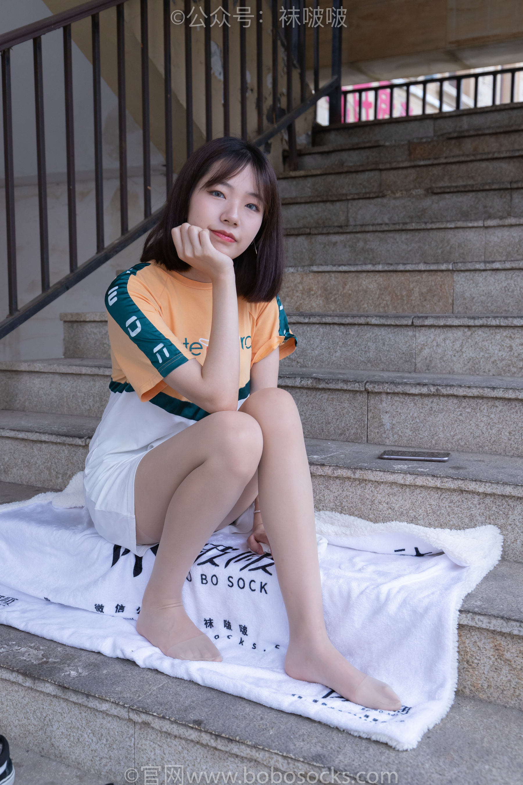 BoBoSocks袜啵啵 No.069 小甜豆-vans板鞋、白棉袜、肉丝