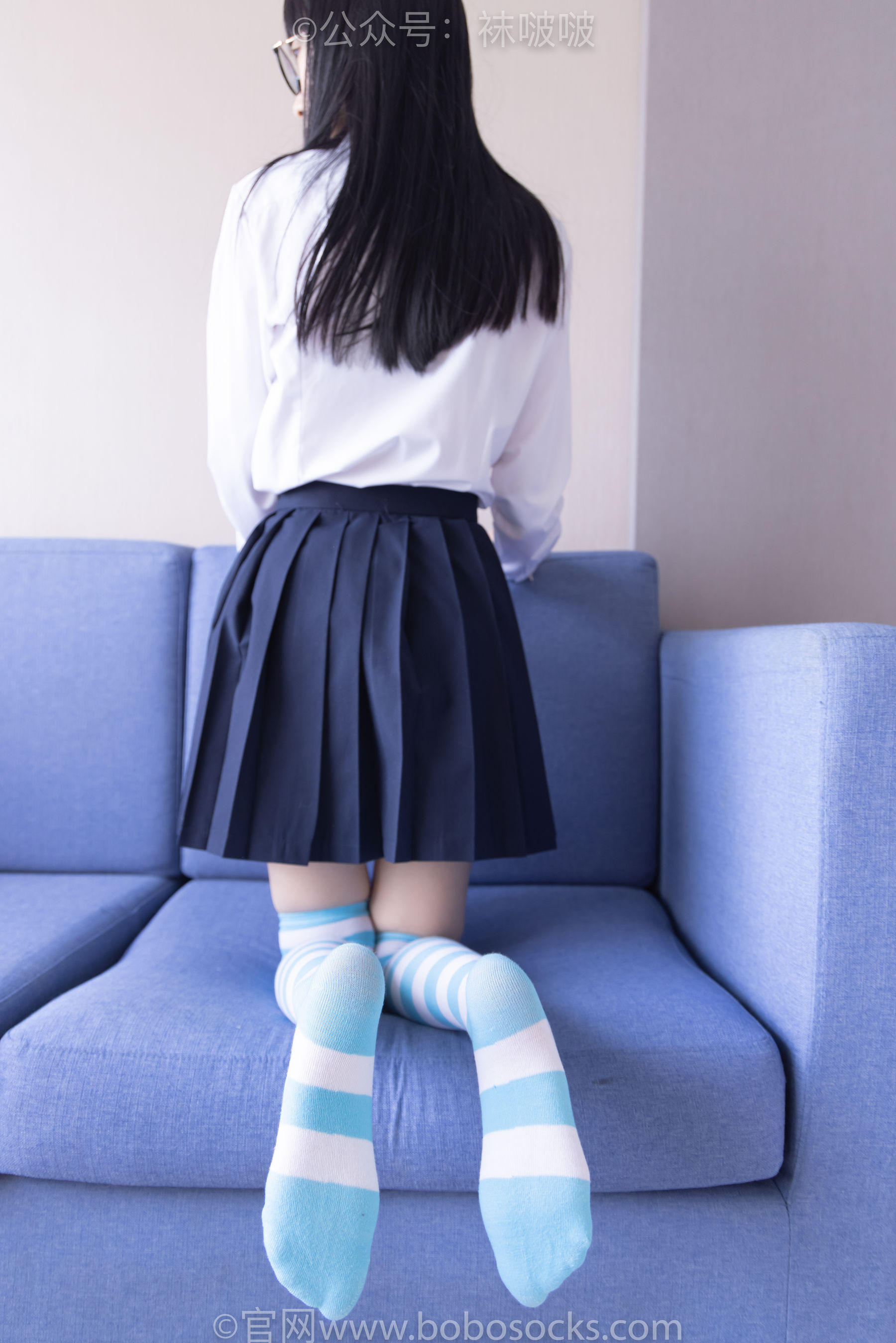 BoBoSocks袜啵啵 No.070 稚予-皮鞋、拖鞋、过膝袜、白棉袜