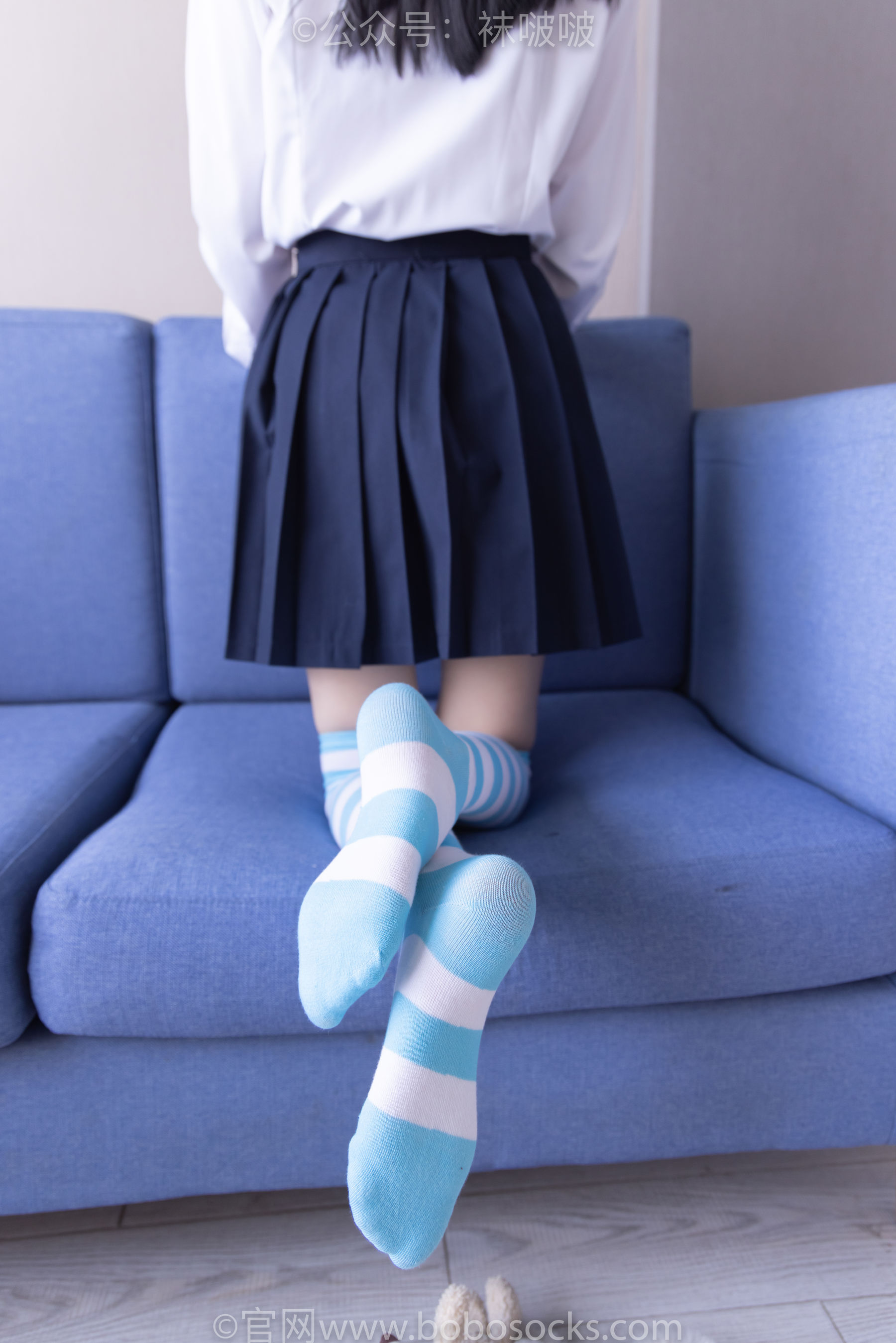 BoBoSocks袜啵啵 No.070 稚予-皮鞋、拖鞋、过膝袜、白棉袜