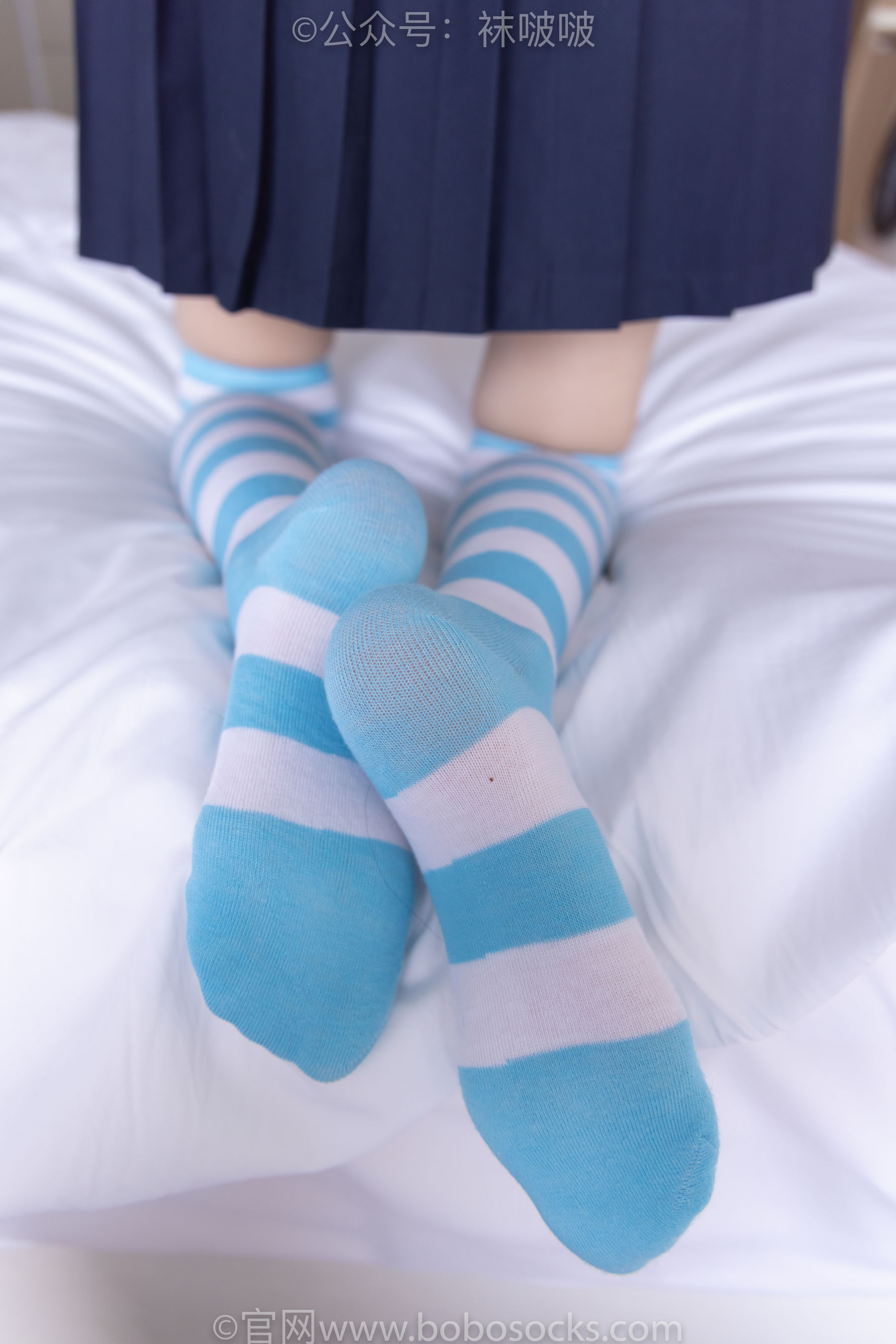 BoBoSocks袜啵啵 No.070 稚予-皮鞋、拖鞋、过膝袜、白棉袜