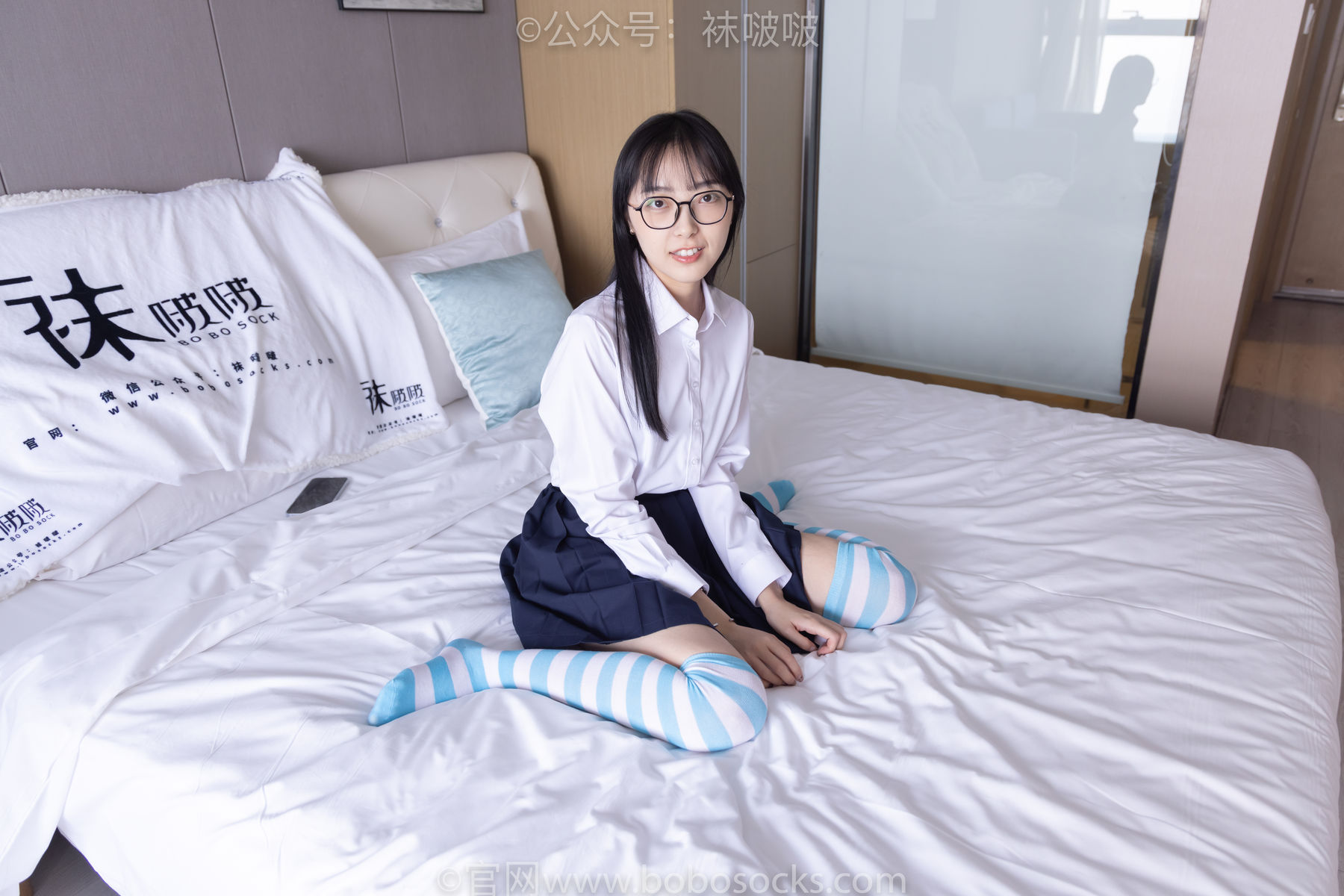 BoBoSocks袜啵啵 No.070 稚予-皮鞋、拖鞋、过膝袜、白棉袜