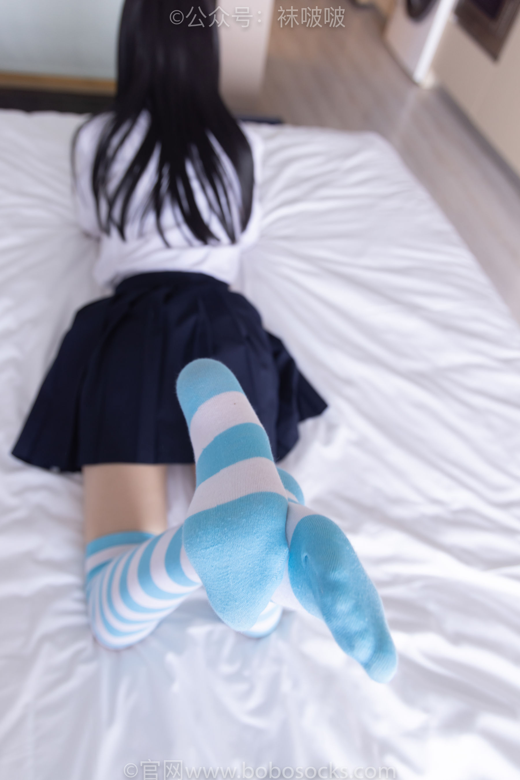 BoBoSocks袜啵啵 No.070 稚予-皮鞋、拖鞋、过膝袜、白棉袜