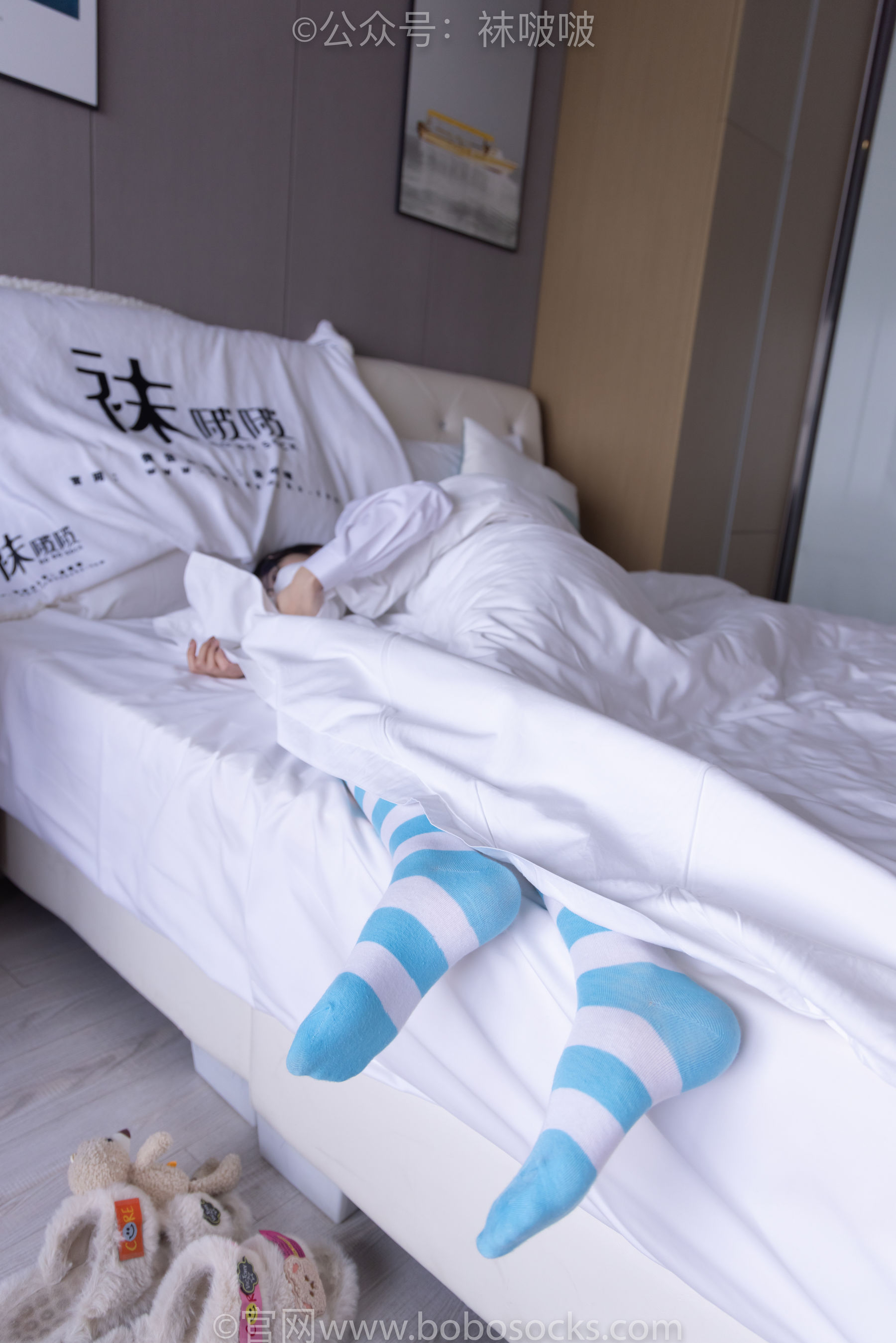 BoBoSocks袜啵啵 No.070 稚予-皮鞋、拖鞋、过膝袜、白棉袜