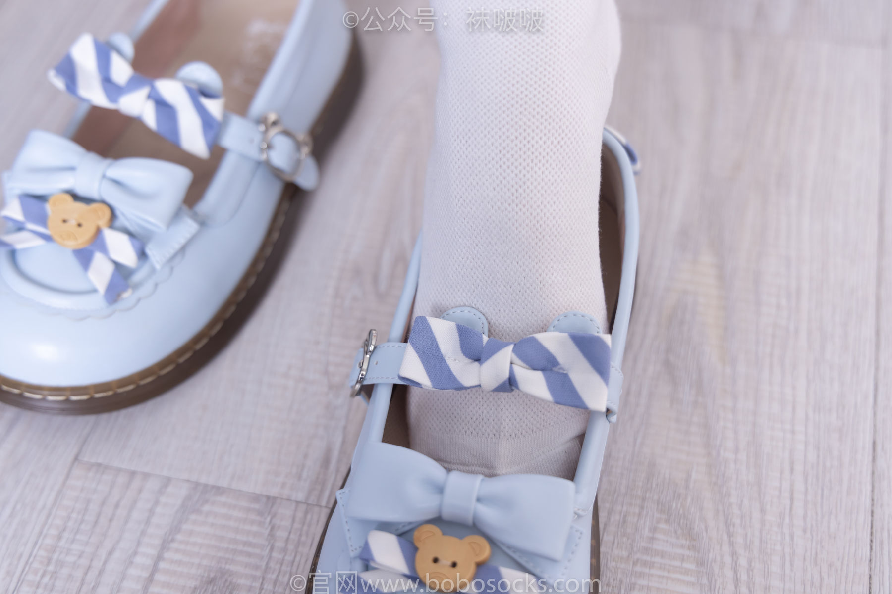 BoBoSocks袜啵啵 No.070 稚予-皮鞋、拖鞋、过膝袜、白棉袜