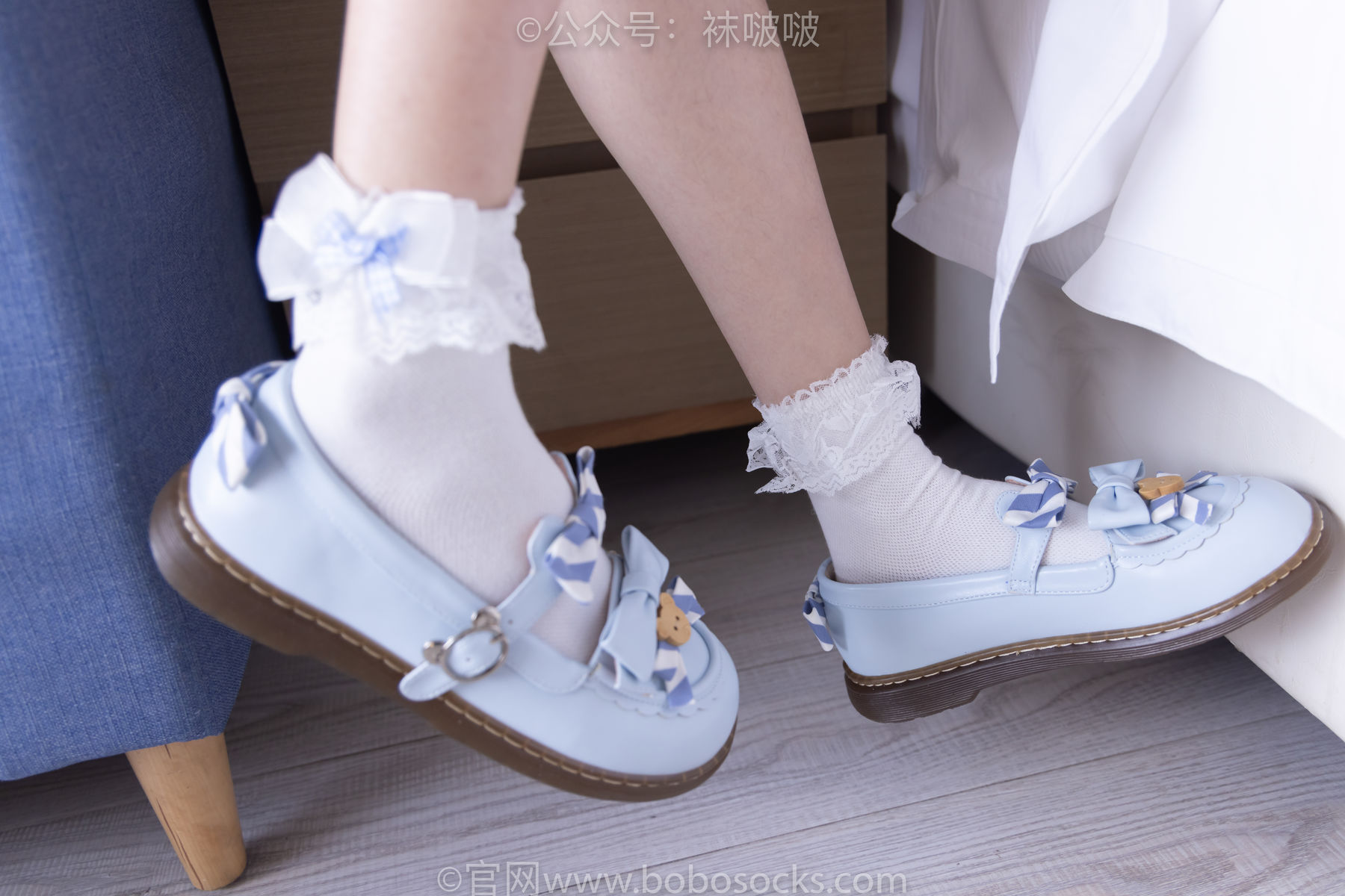 BoBoSocks袜啵啵 No.070 稚予-皮鞋、拖鞋、过膝袜、白棉袜