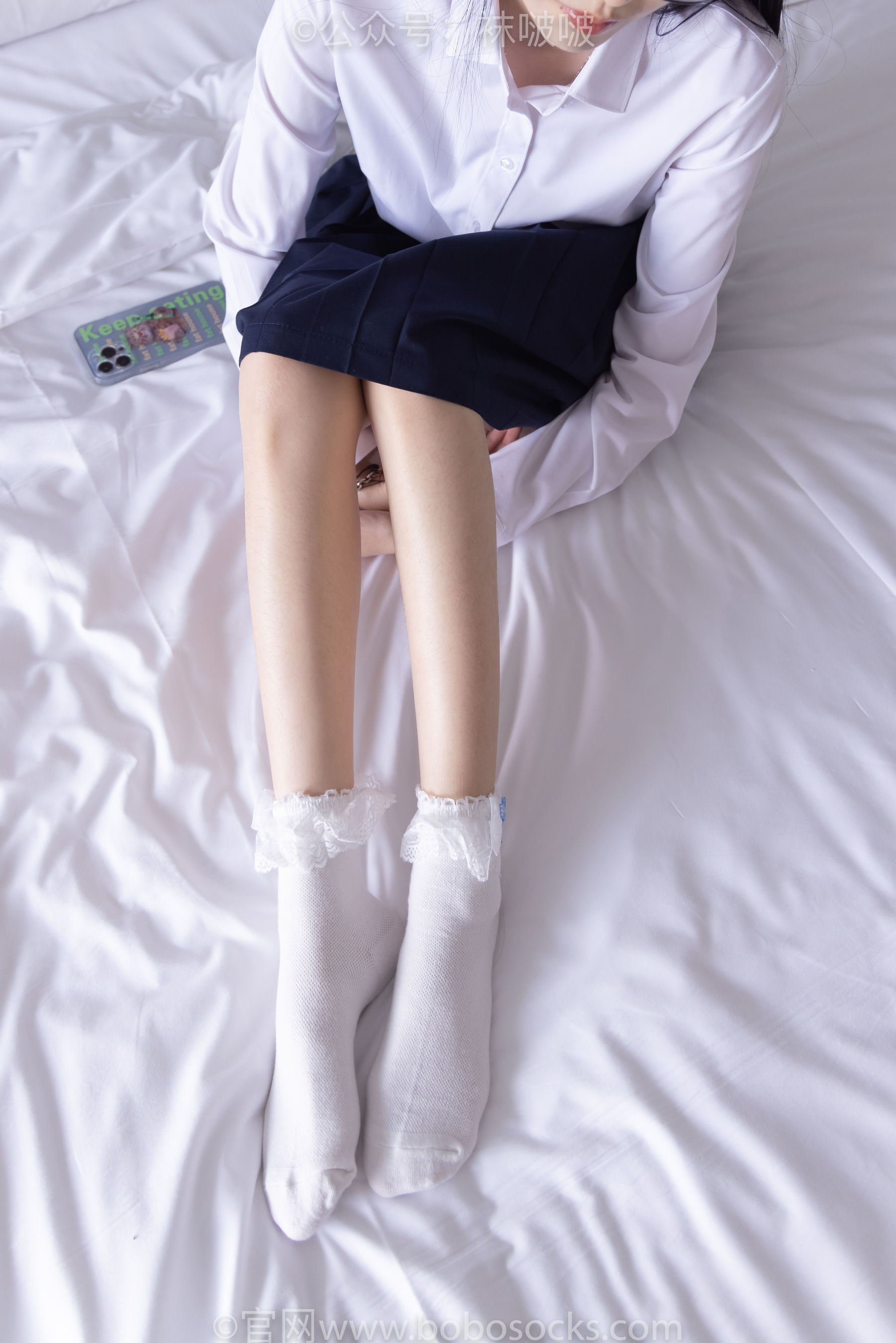 BoBoSocks袜啵啵 No.070 稚予-皮鞋、拖鞋、过膝袜、白棉袜