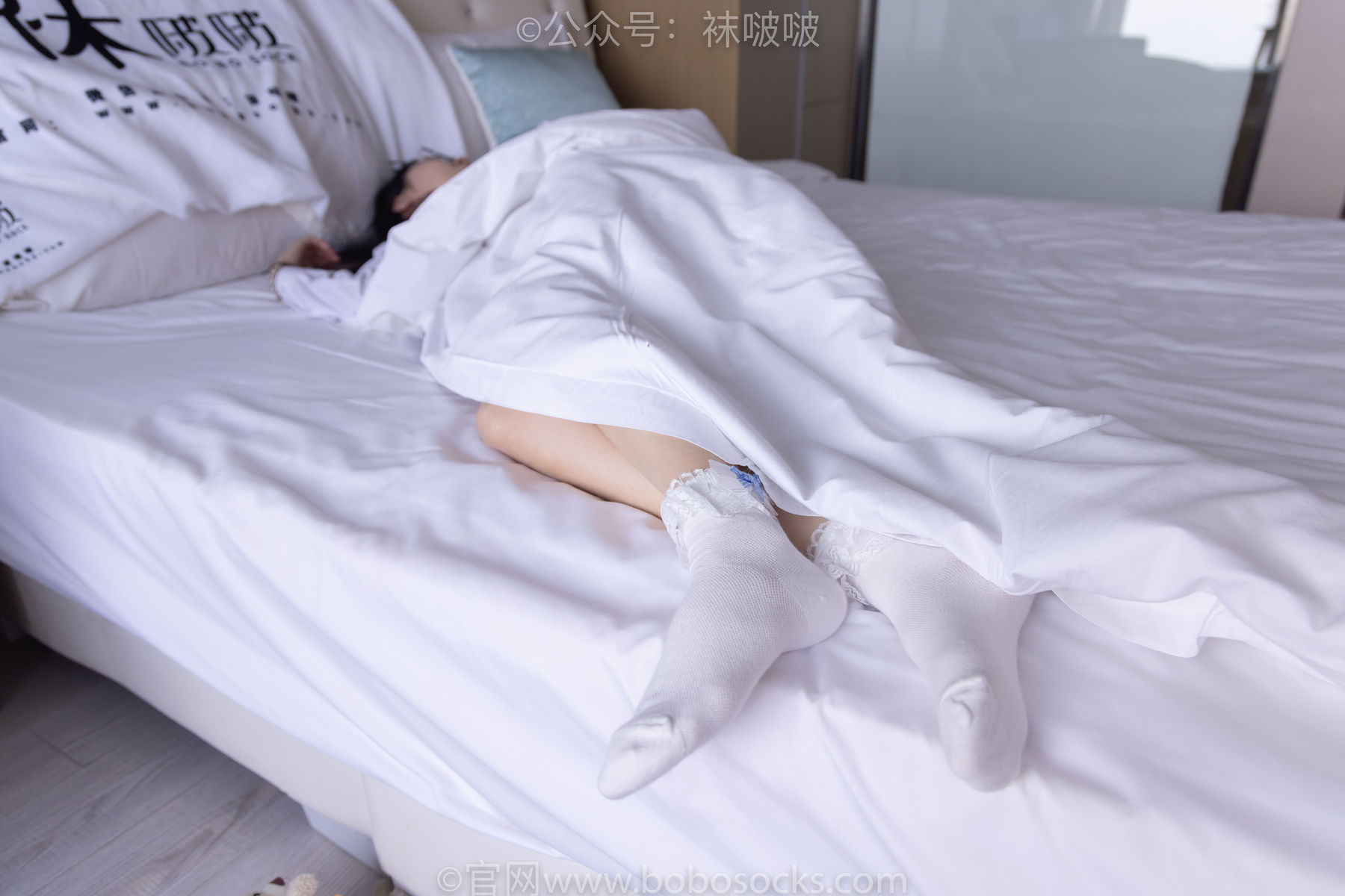 BoBoSocks袜啵啵 No.070 稚予-皮鞋、拖鞋、过膝袜、白棉袜