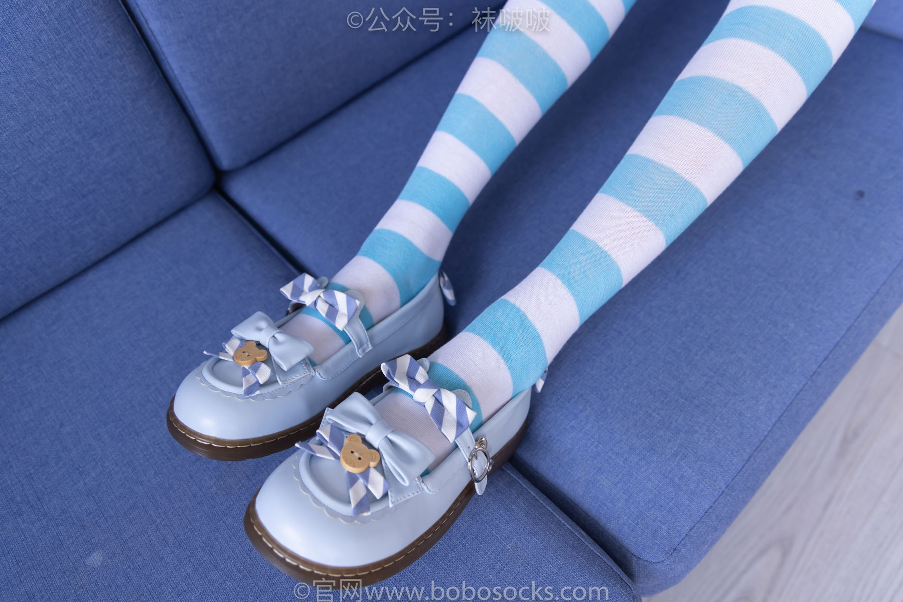 BoBoSocks袜啵啵 No.070 稚予-皮鞋、拖鞋、过膝袜、白棉袜