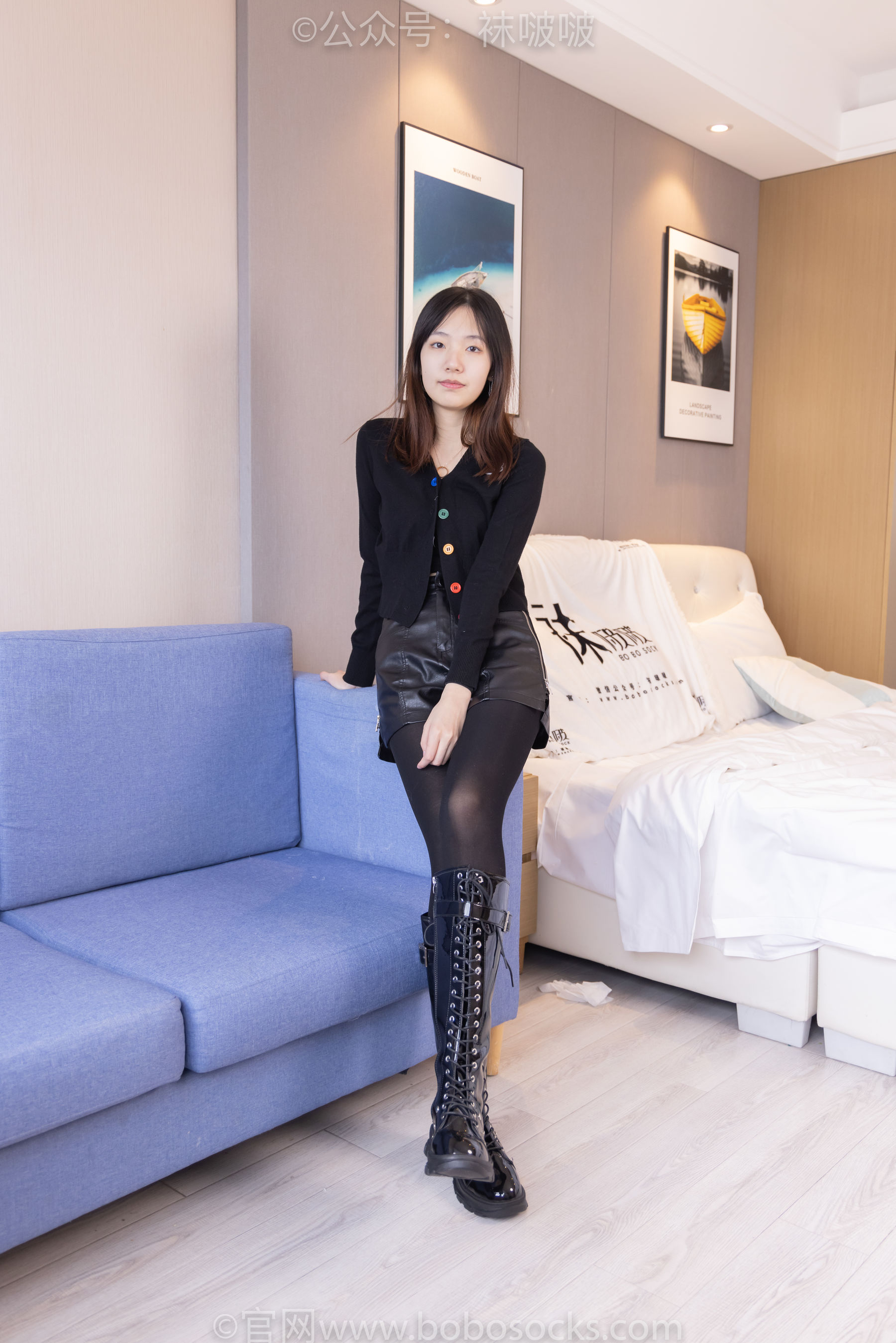 BoBoSocks袜啵啵 No.072 小甜豆-两双长靴、厚黑丝、厚肉丝