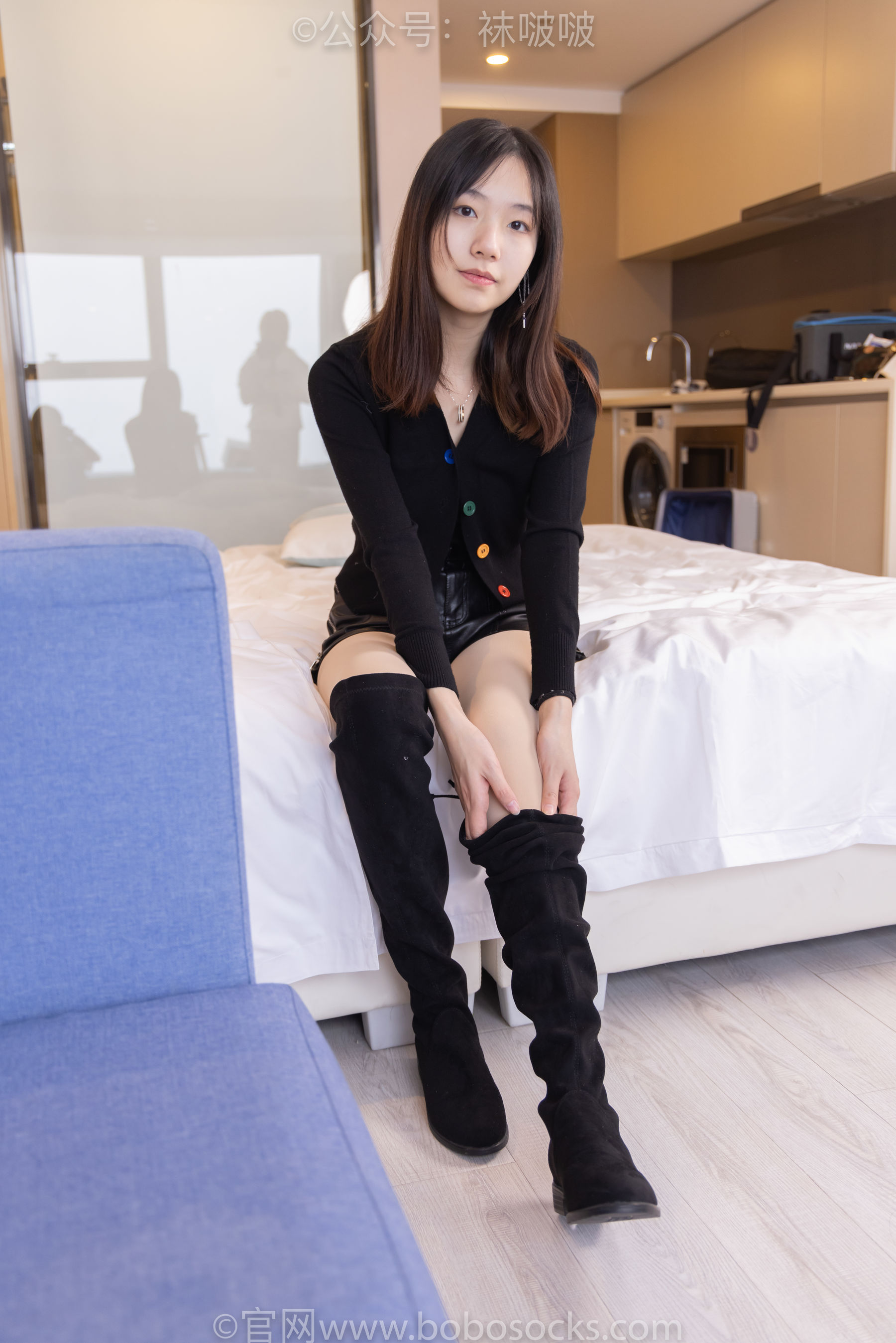 BoBoSocks袜啵啵 No.072 小甜豆-两双长靴、厚黑丝、厚肉丝