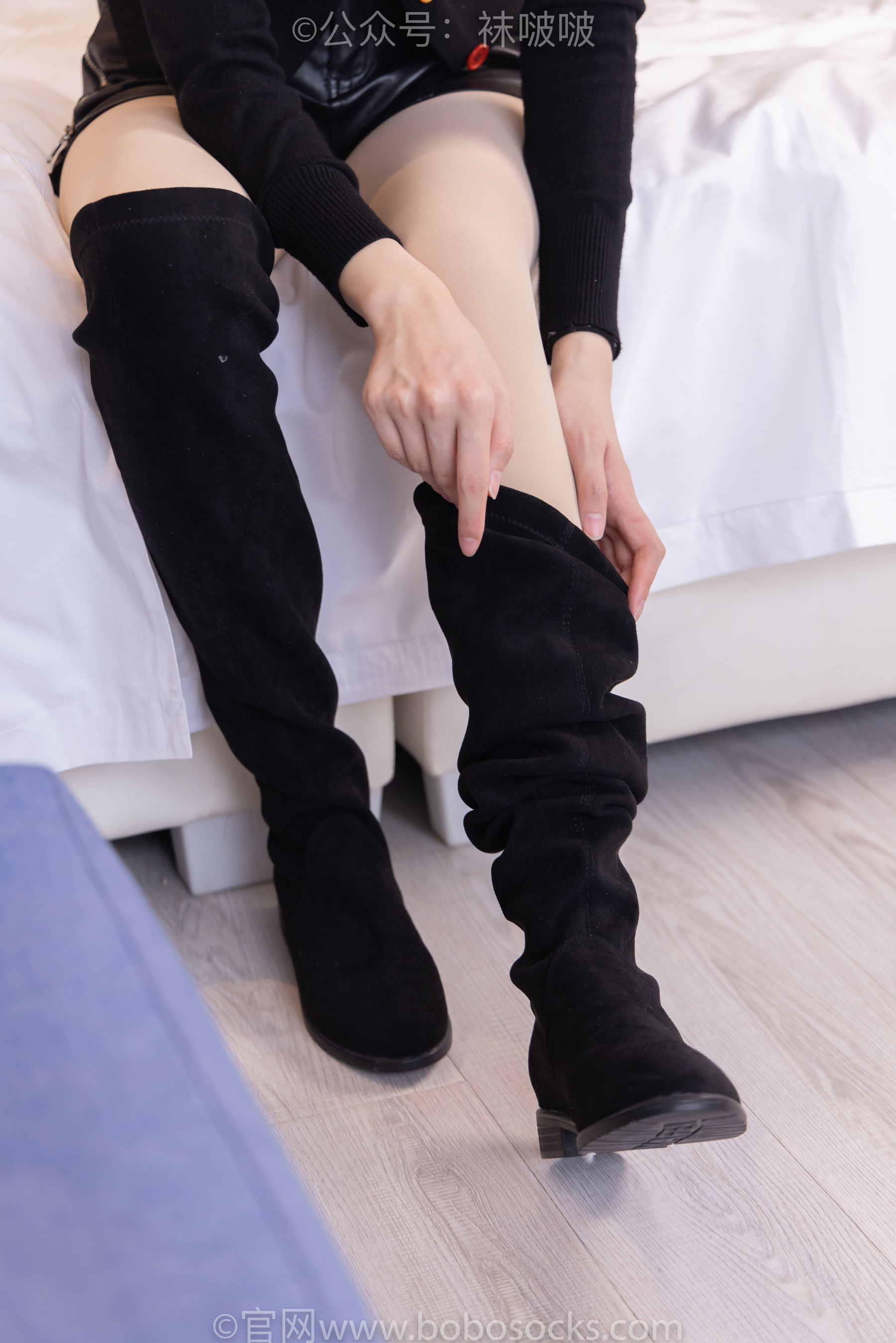 BoBoSocks袜啵啵 No.072 小甜豆-两双长靴、厚黑丝、厚肉丝