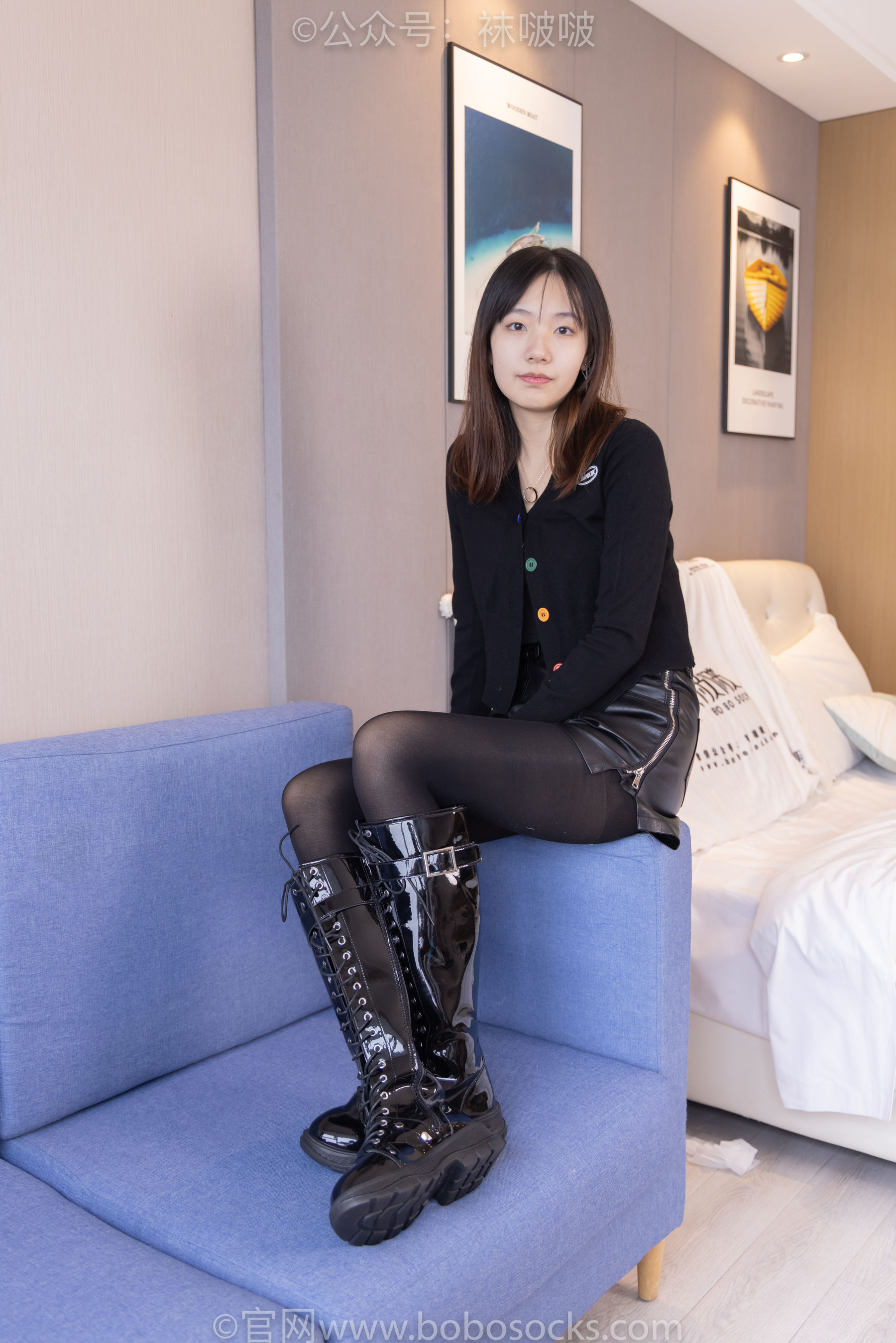 BoBoSocks袜啵啵 No.072 小甜豆-两双长靴、厚黑丝、厚肉丝