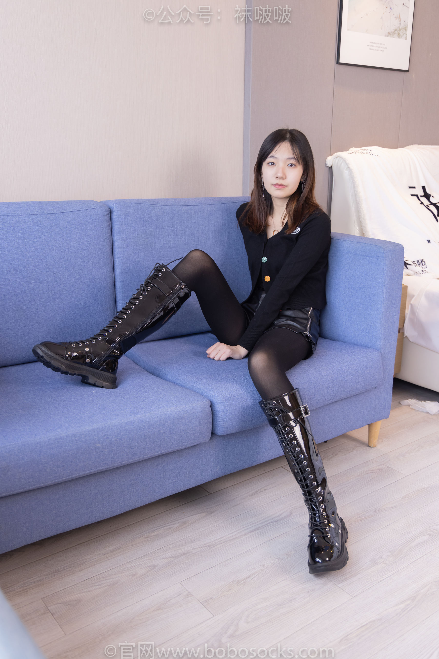 BoBoSocks袜啵啵 No.072 小甜豆-两双长靴、厚黑丝、厚肉丝