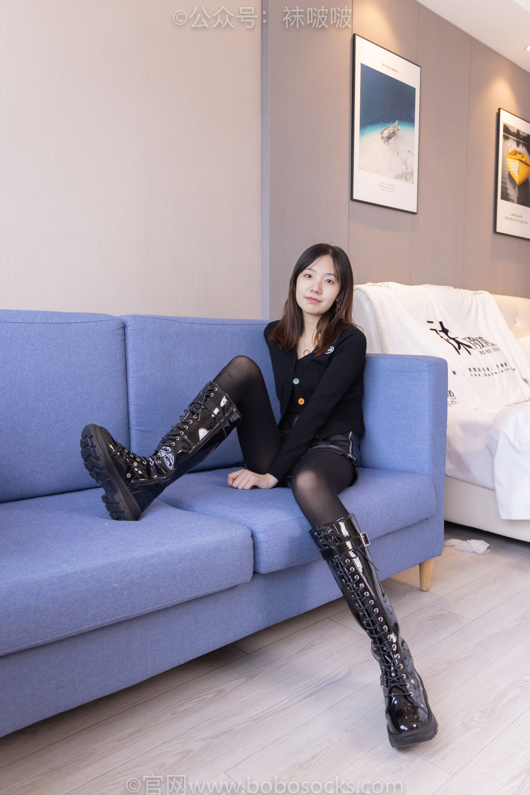 BoBoSocks袜啵啵 No.072 小甜豆-两双长靴、厚黑丝、厚肉丝