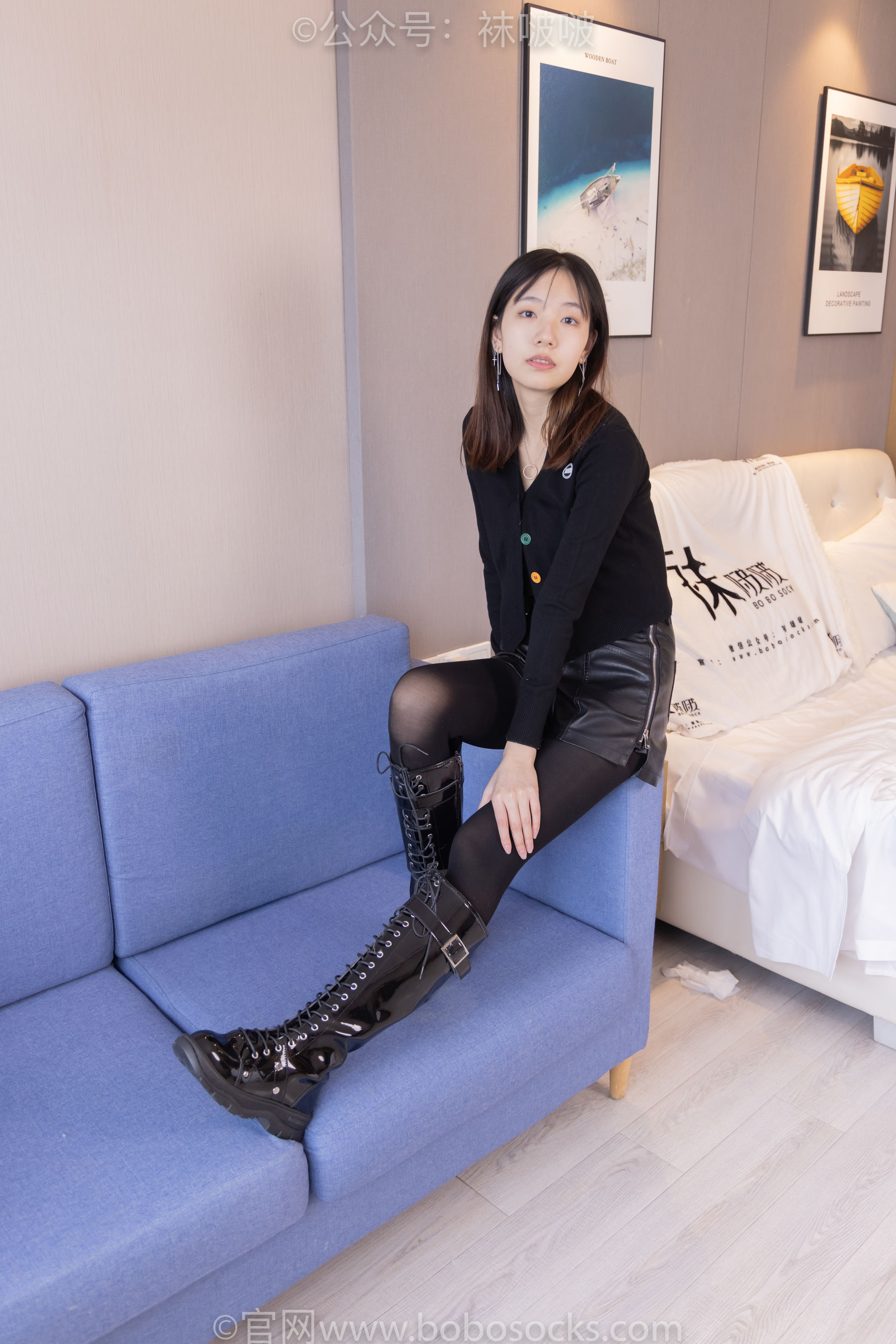 BoBoSocks袜啵啵 No.072 小甜豆-两双长靴、厚黑丝、厚肉丝