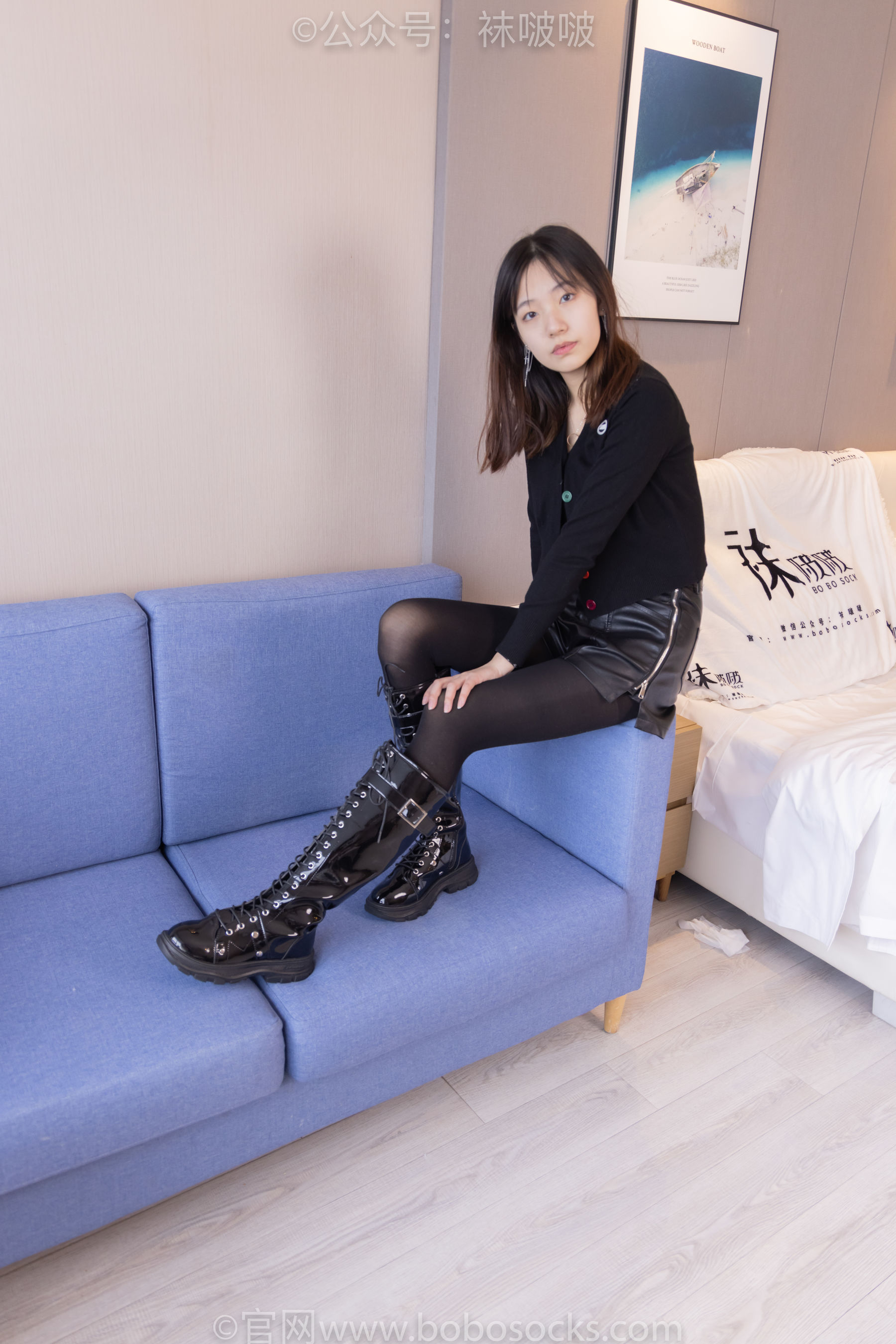BoBoSocks袜啵啵 No.072 小甜豆-两双长靴、厚黑丝、厚肉丝